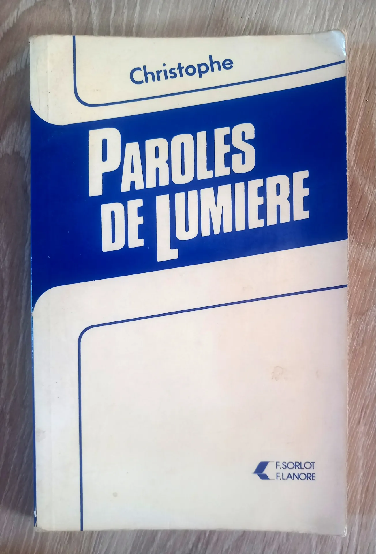 Paroles de lumière (Christophe)
