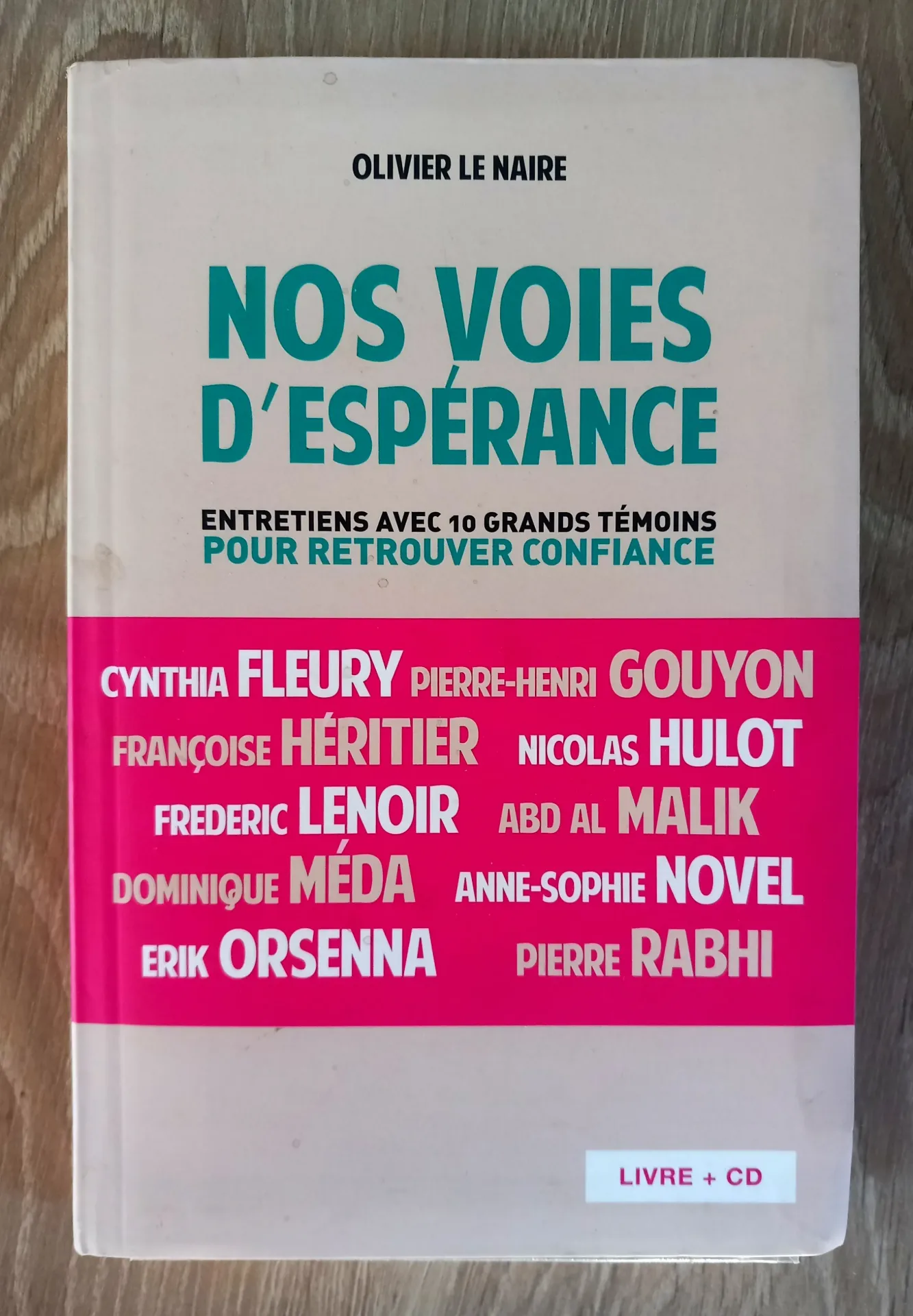 Nos voies d'espérance. Entretiens avec Pierre Rabhi, etc (Olivier Le Naire)