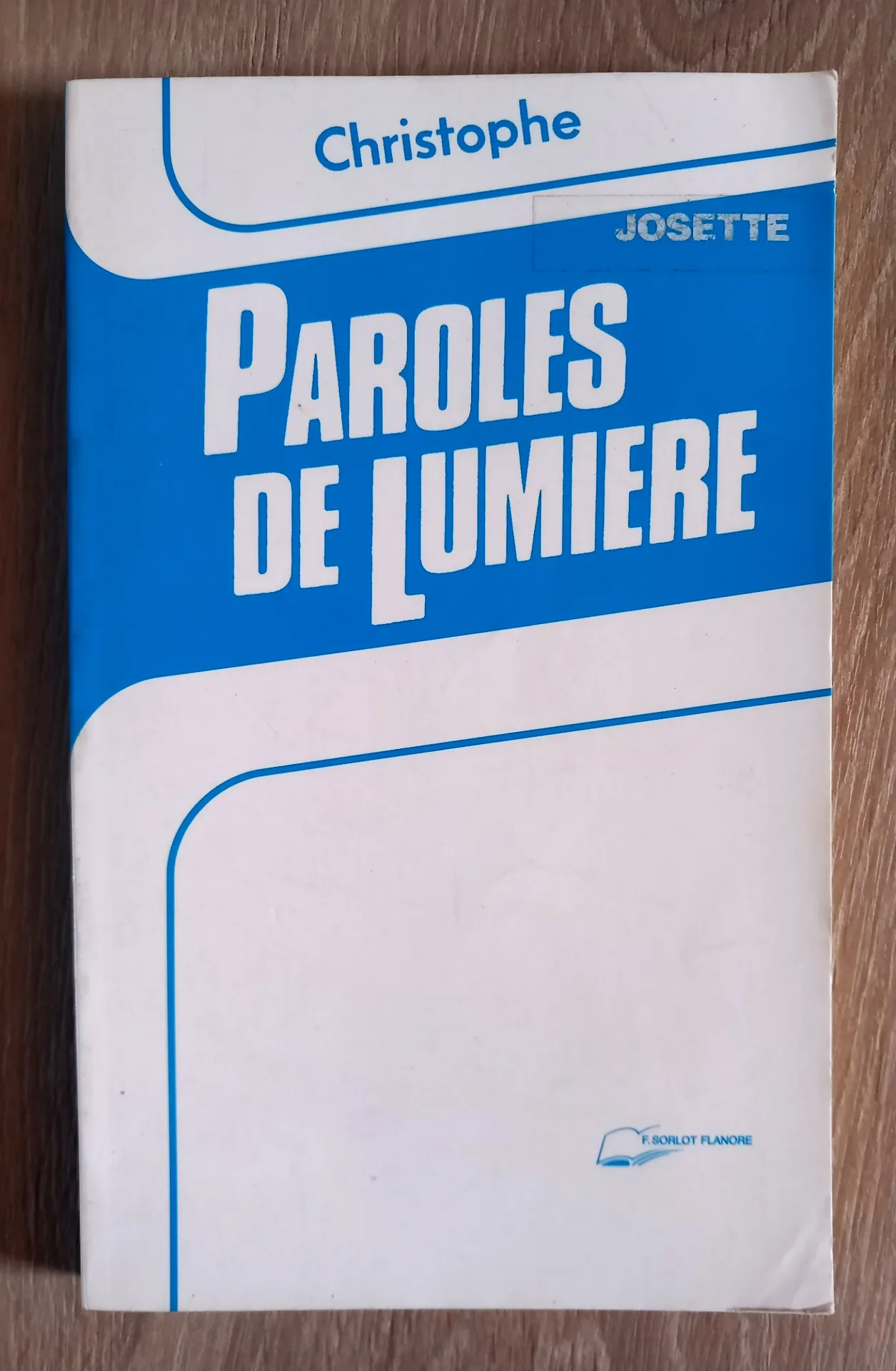 Paroles de lumière (Christophe)