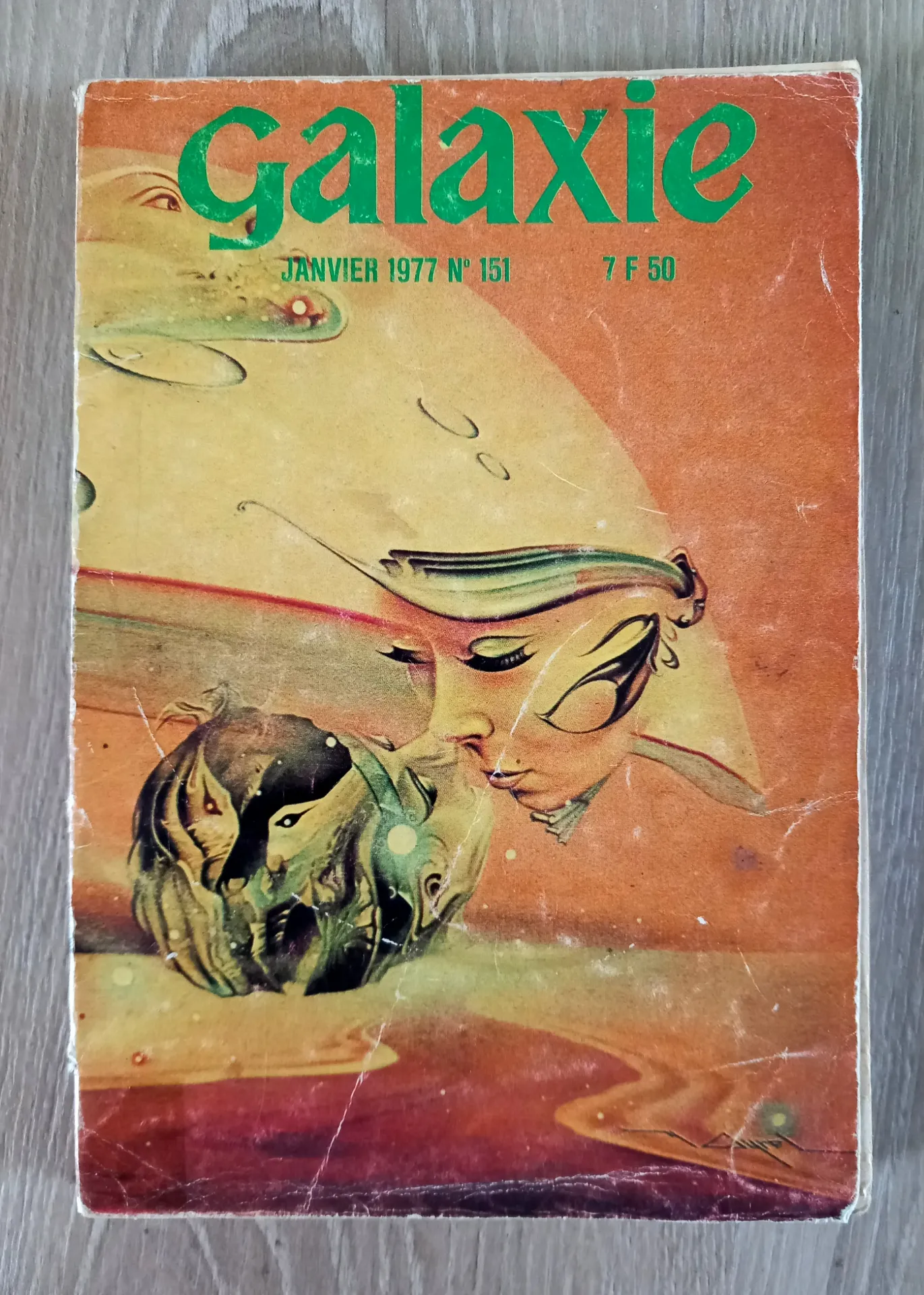 Galaxie : Janvier 1977 - N°151 (James Blish, Pierre Bameul)