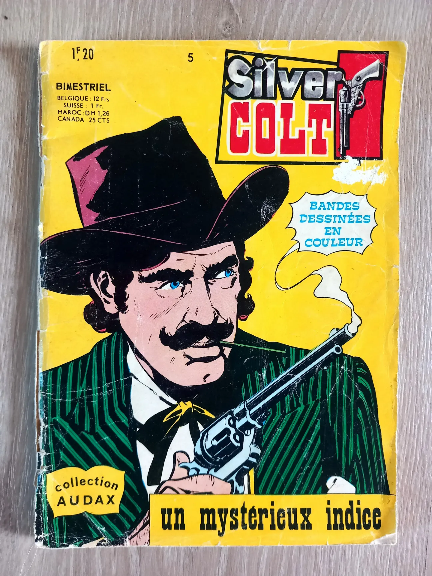 Western : Silver Colt. Numéro 5 : un mystérieux indice - 1971