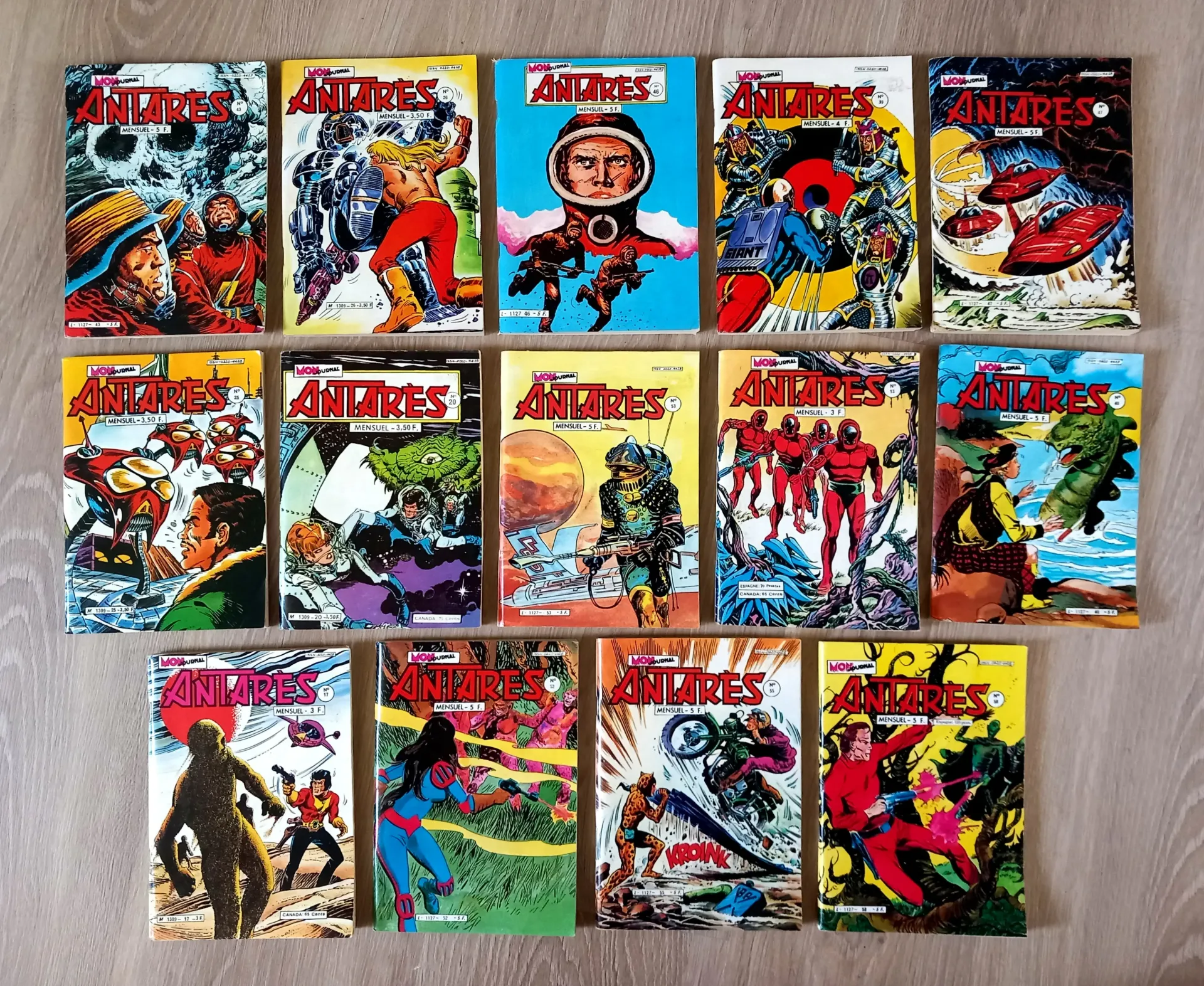 Lot : 14 revues Antarès - Bandes dessinées, comics