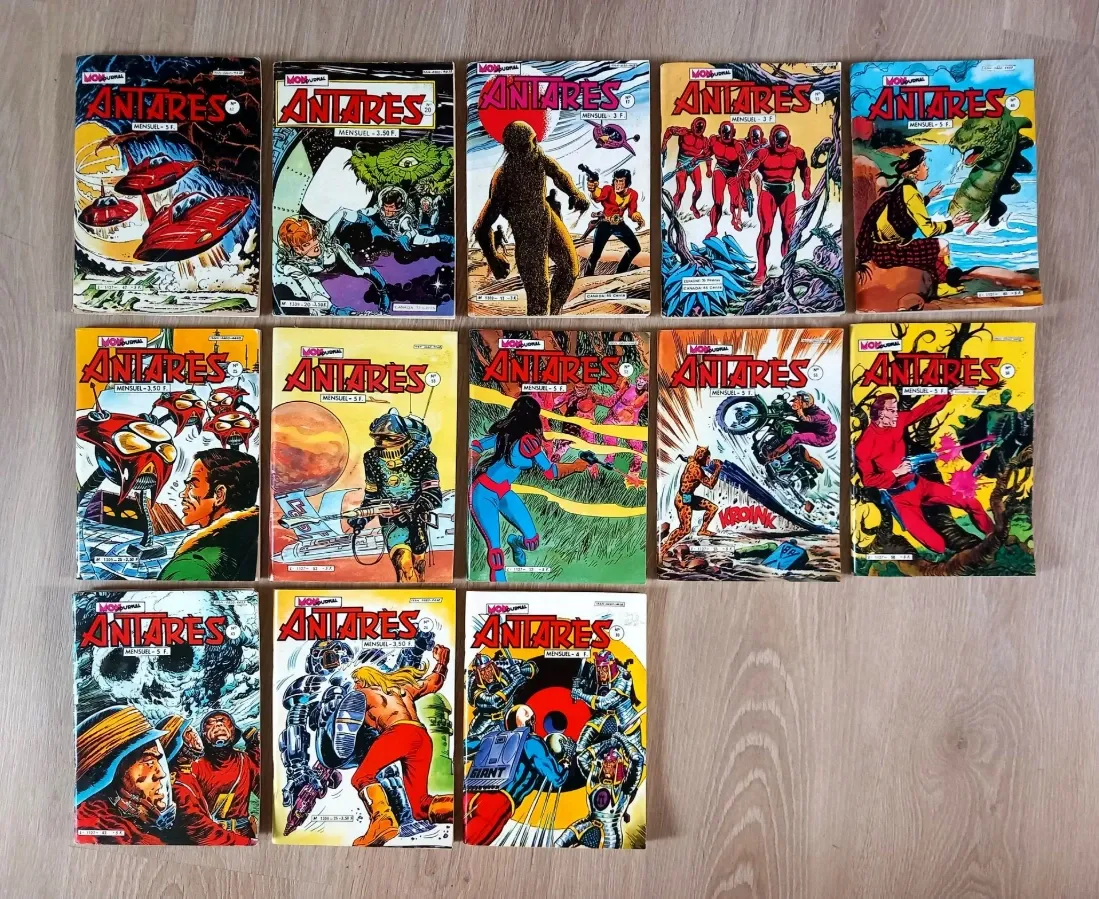Lot : 13 revues Antarès - Bandes dessinées, comics