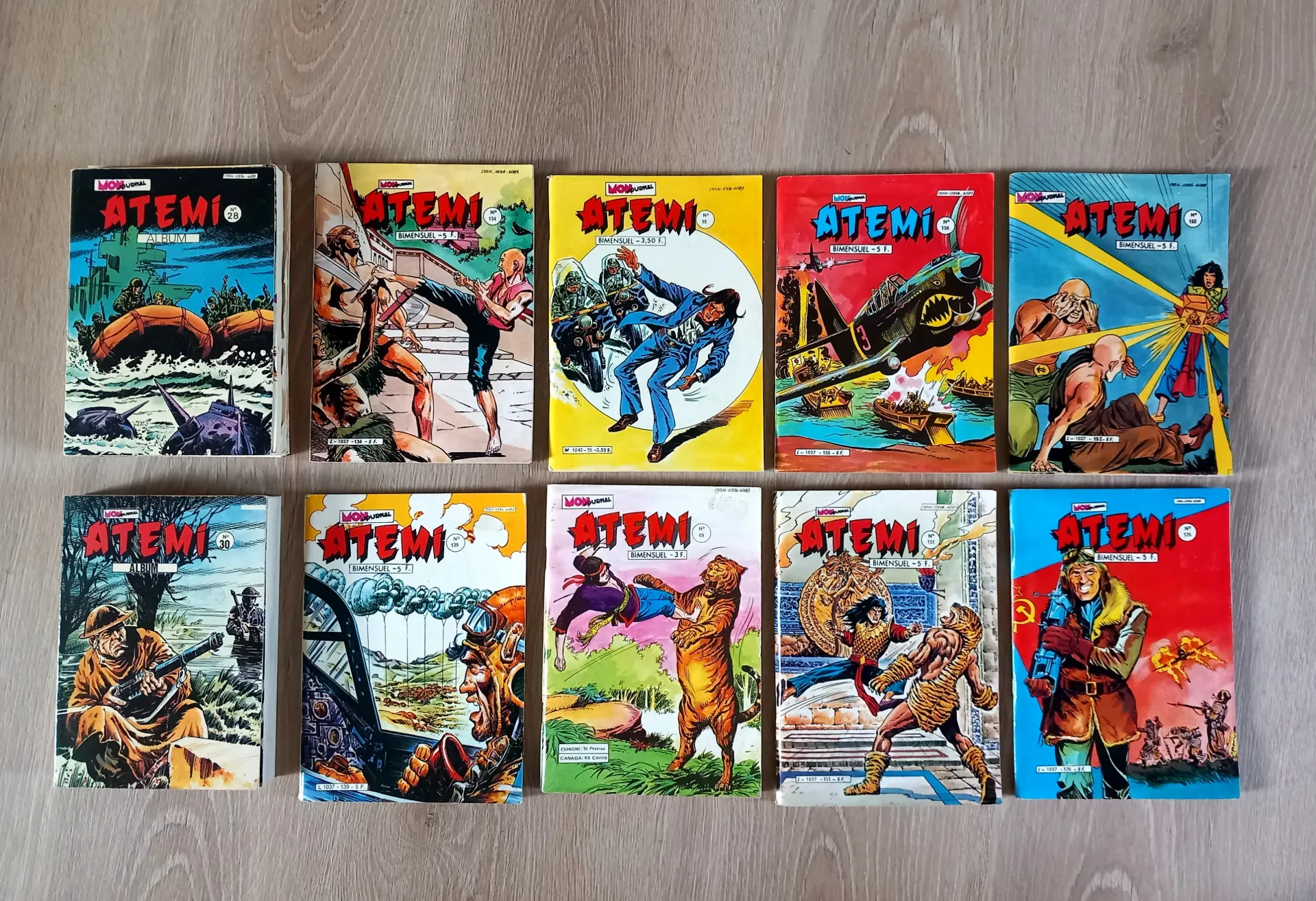 Lot : 10 revues Atemi - Bandes dessinées, comics