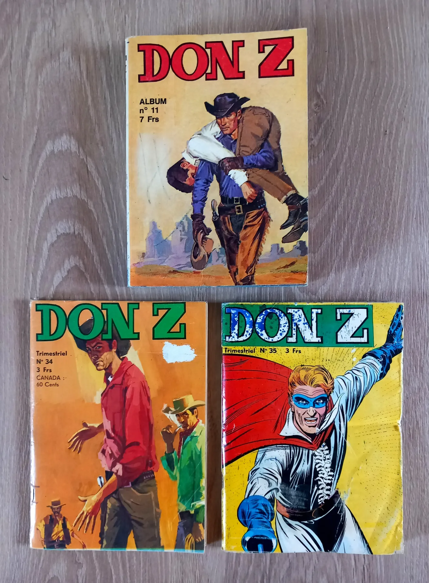 Lot : 3 revues Don Z - Bandes dessinées, comics