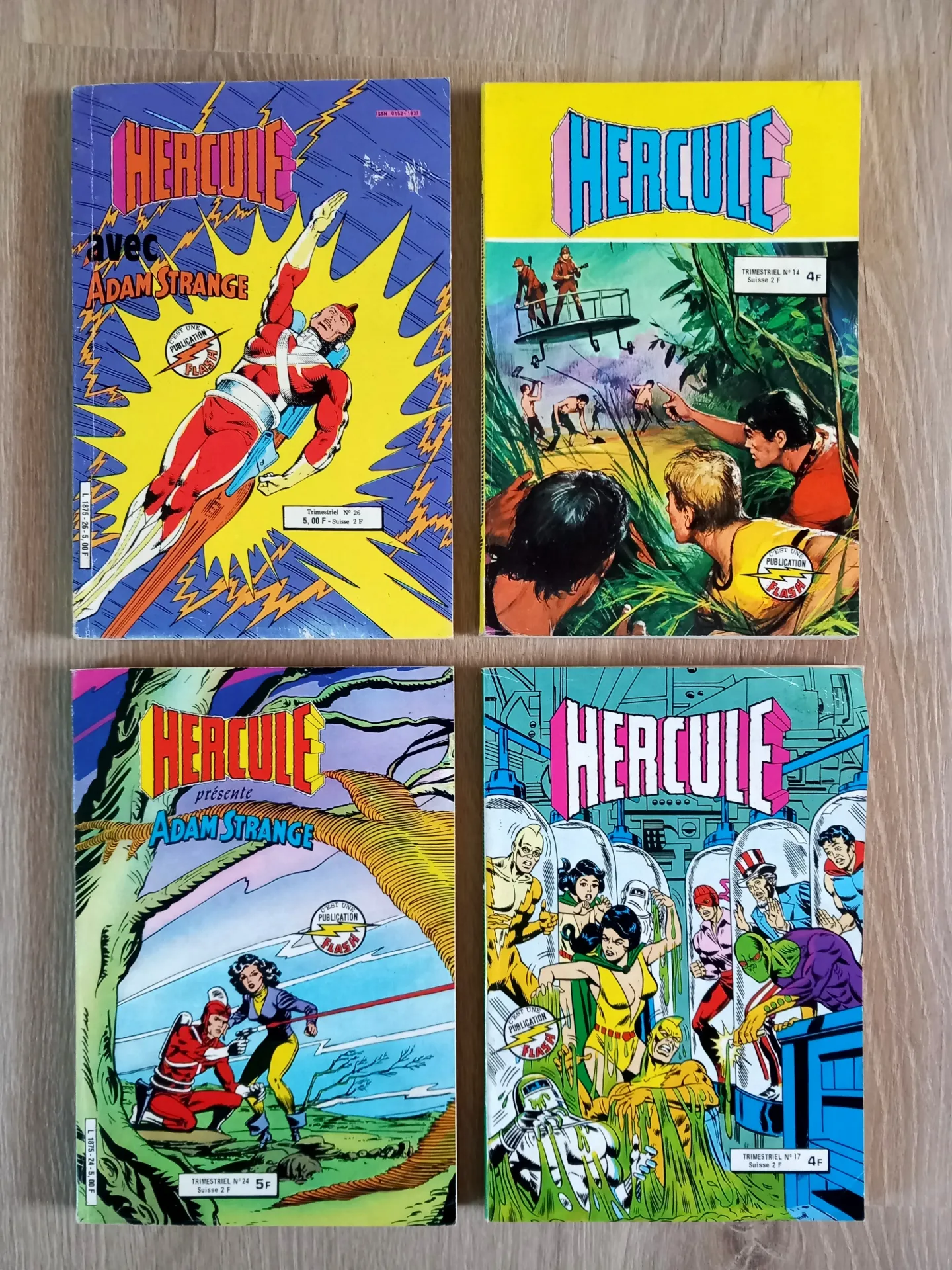 Lot : 4 revues Hercule - Bandes dessinées, comics
