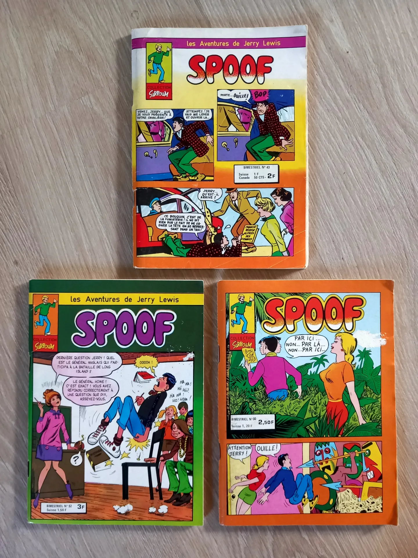 Lot : 3 revues Spoof - Bandes dessinées, comics