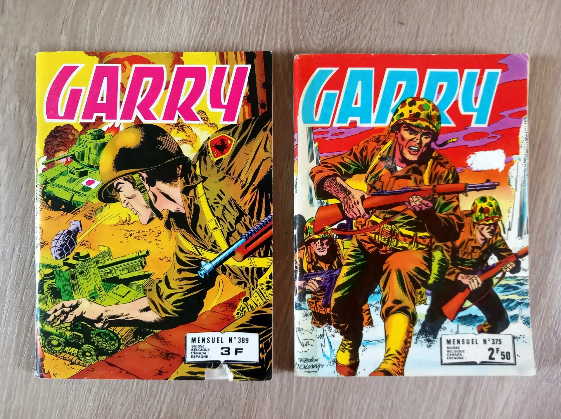 Lot : 2 revues Garry - Bandes dessinées, comics