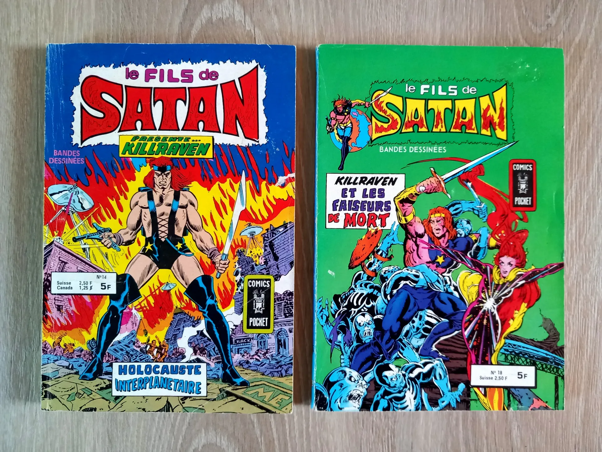 Lot : 2 revues Le Fils de Satan - Bandes dessinées, comics