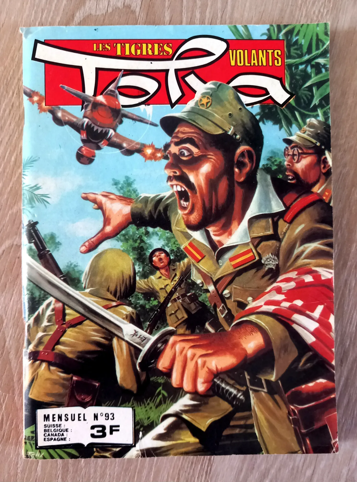 Tora, les Tigres Volants - N°93 (mensuel, 1979)