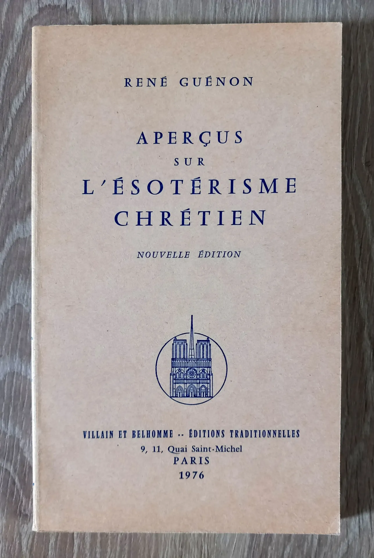 Aperçu sur l'ésotérisme chrétien (René Guénon)