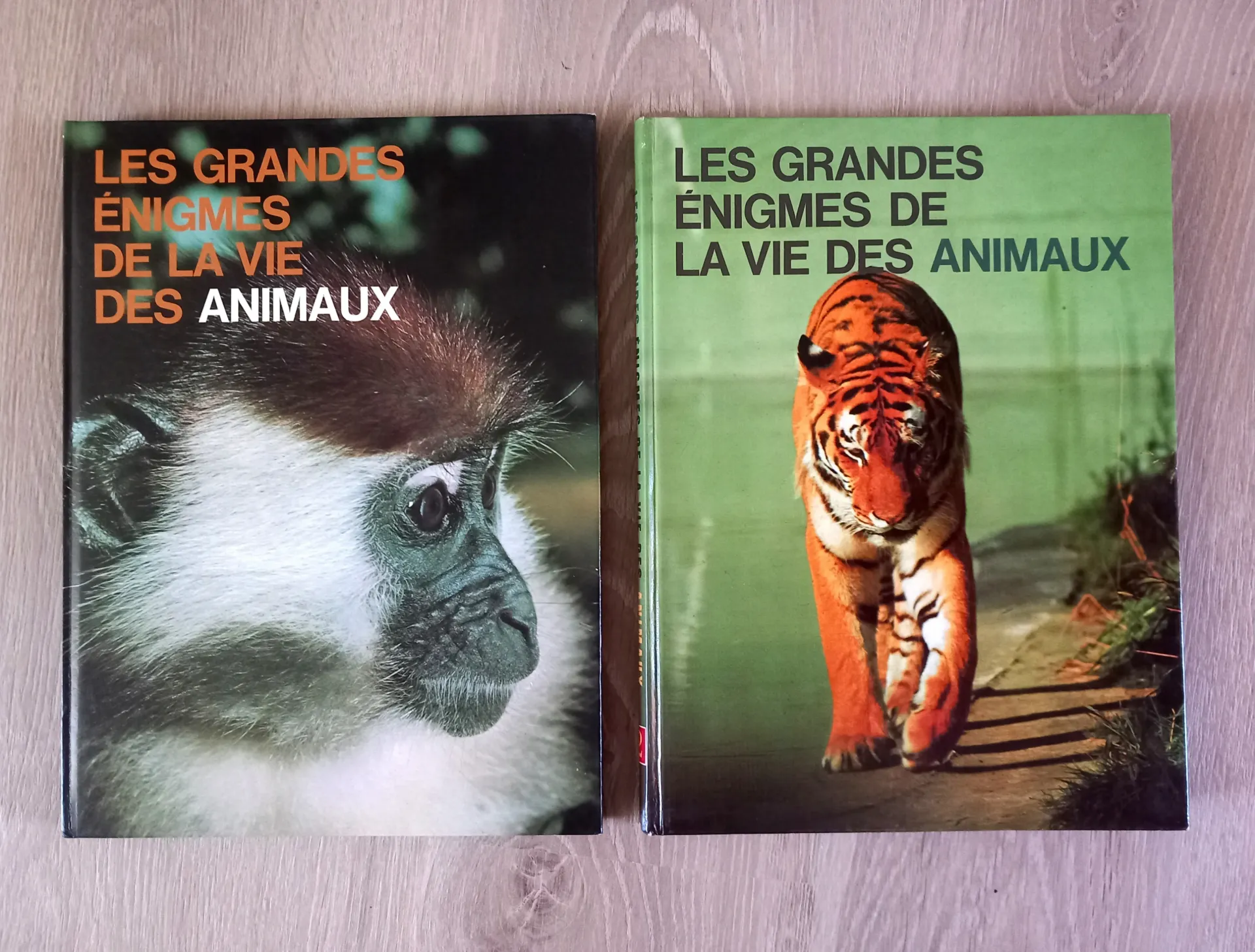 Lot : Les grandes énigmes de la vie des animaux, tome 1 et 2