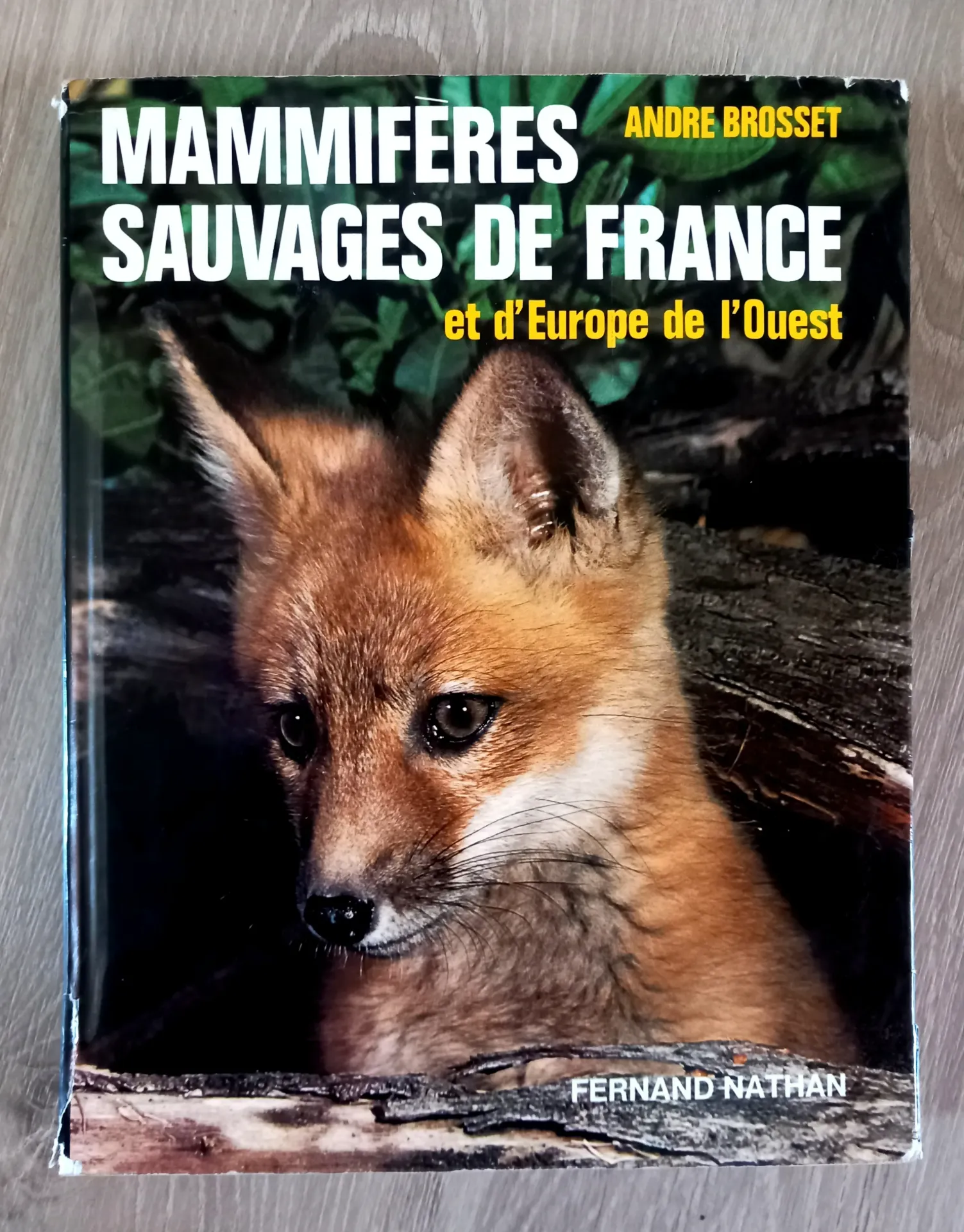 Mammifères sauvages de France et d'Europe de l'Ouest (André Brosset)