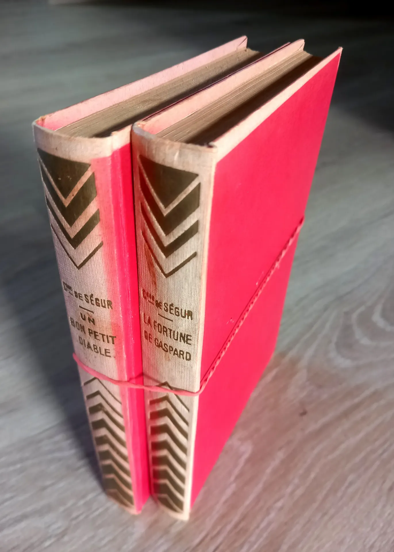 Lot : La fortune de Gaspard + Un bon petit diable (la Comtesse de Ségur)