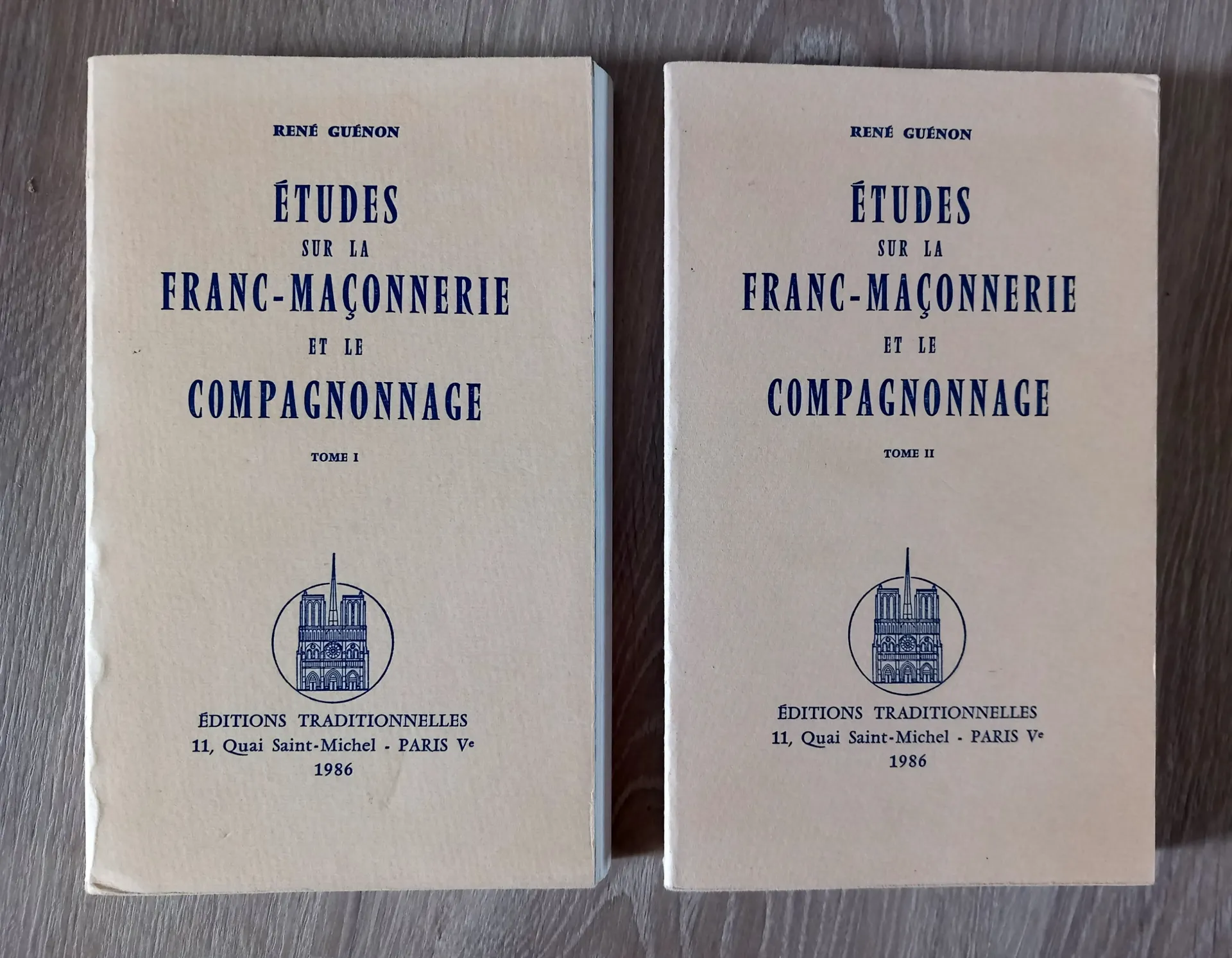Etudes sur la Franc-Maçonnerie et le compagnonnage. Tome 1 et 2 (René Guénon)