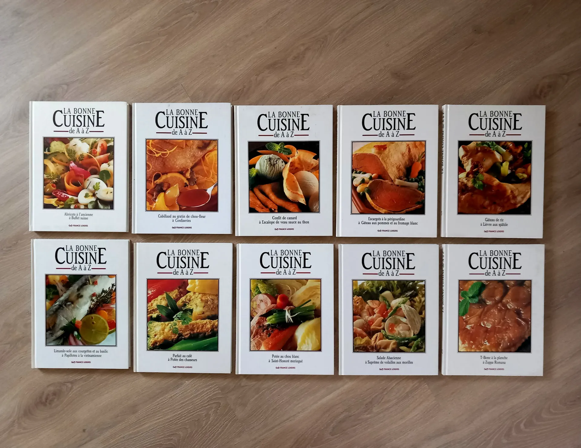 Lot : 10 vol - La bonne cuisine de A à Z