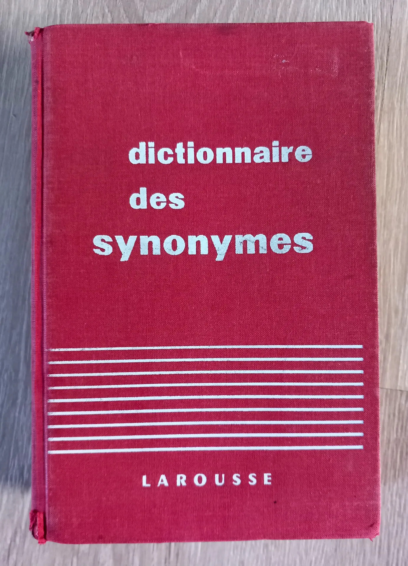 Dictionnaire des synonymes de la langue française (René Bailly)