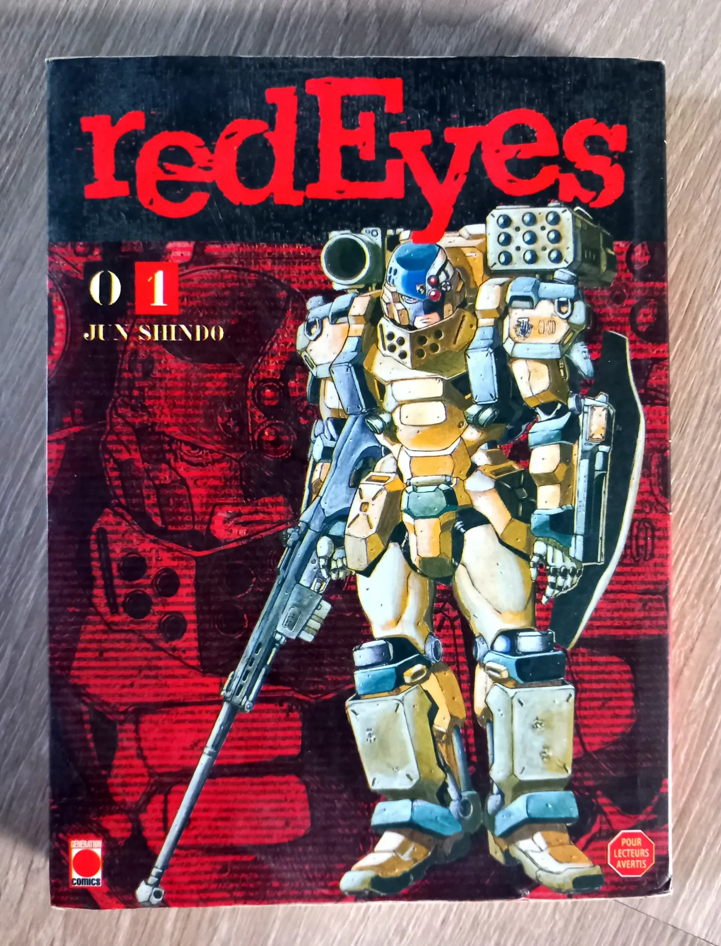 Comics : Red Eyes - N° 1 (Jun Shindo)