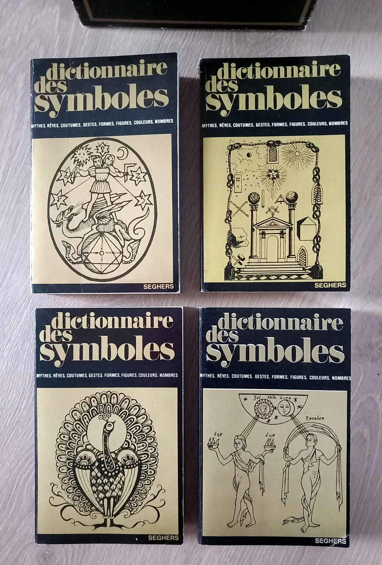 Dictionnaire des symboles - Coffret 4 volumes (Jean Chevalier et Alain Gheerbrant)