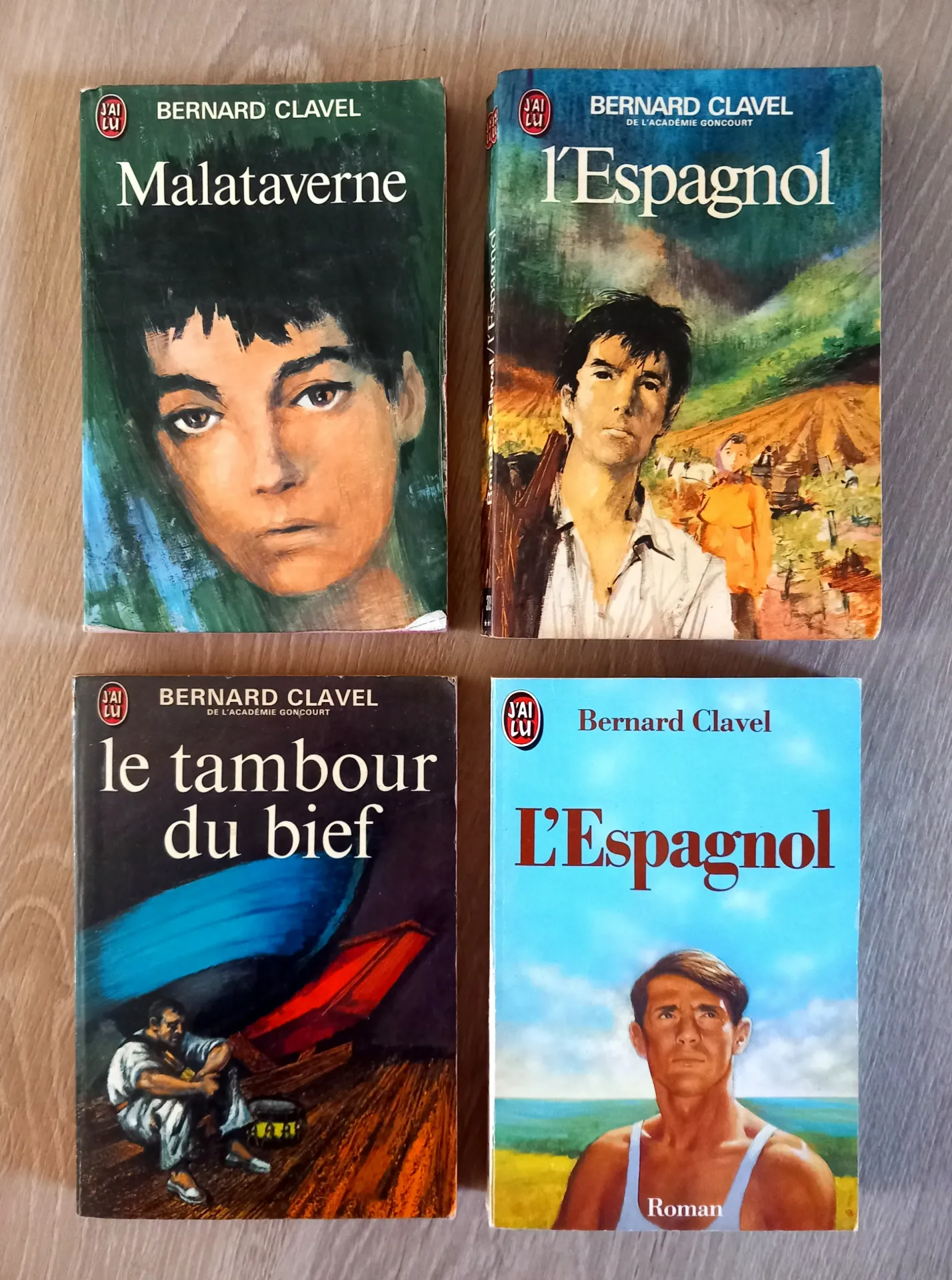 Lot : 4 romans de Bernard Clavel