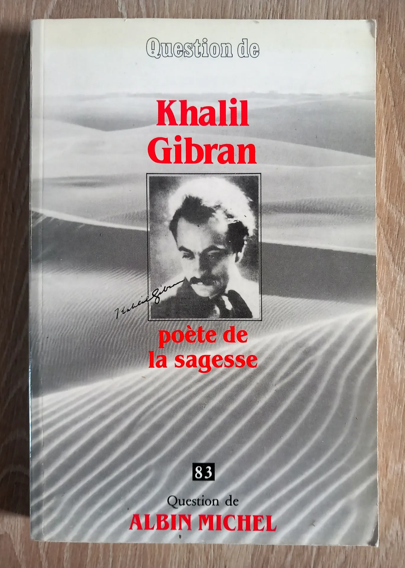 Question de Khalil Gibran, poète de sagesse. N⁰83 (Marc de Smedt)