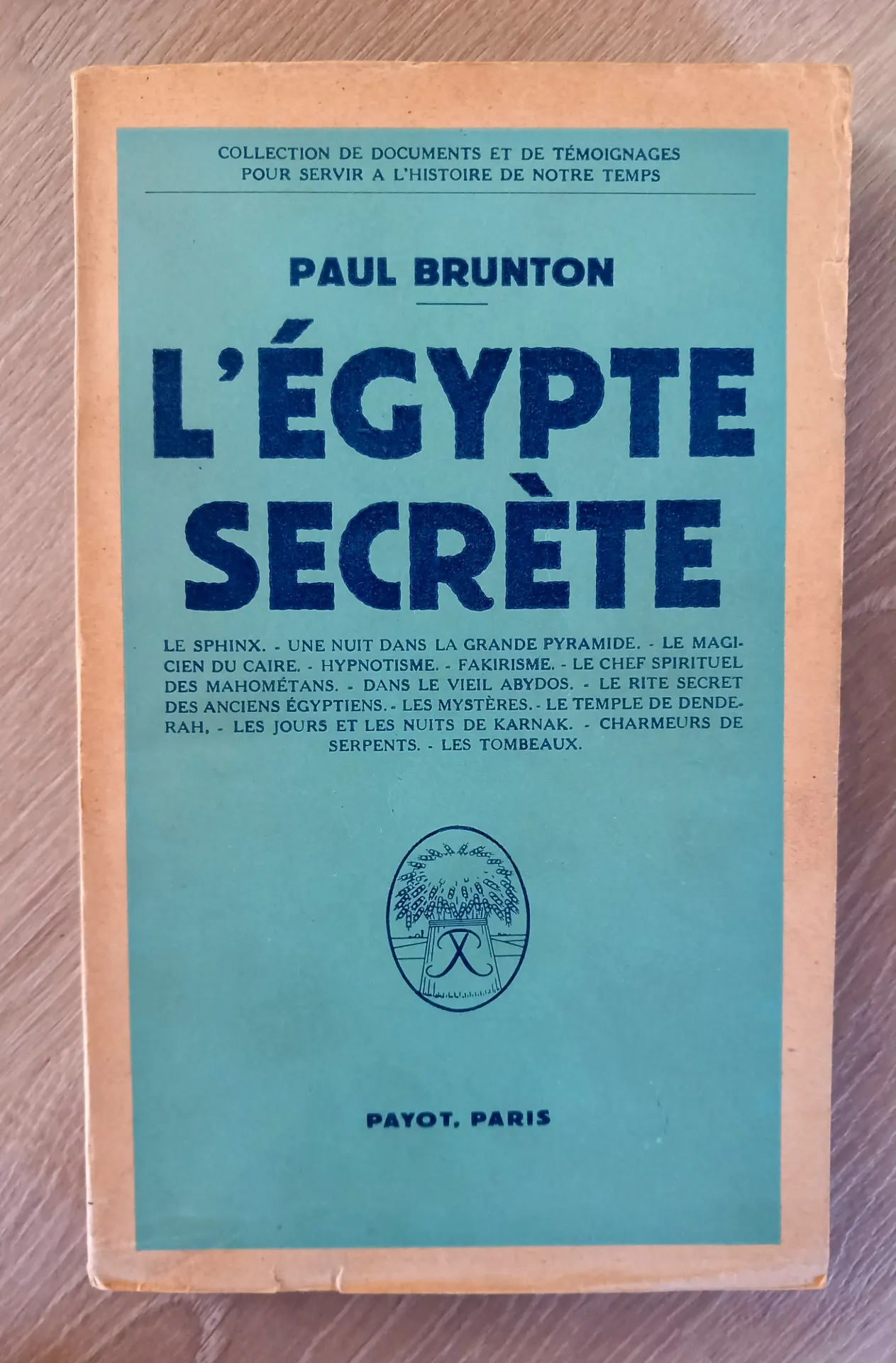 L'Egypte Secrète (Paul Brunton)