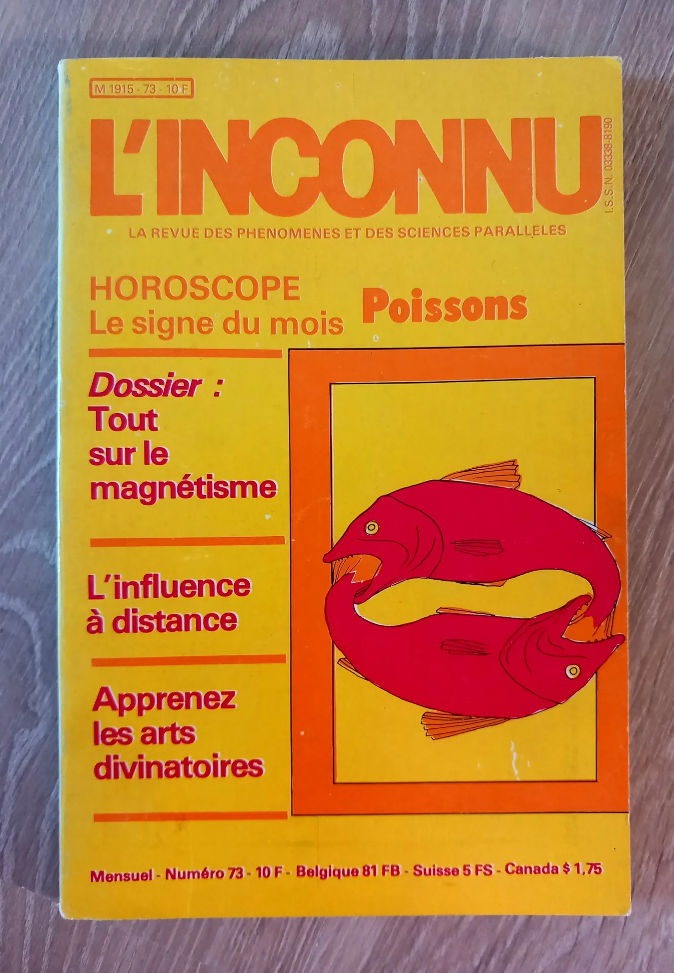 Revue L'Inconnu - No 73 : Tout sur le magnétisme