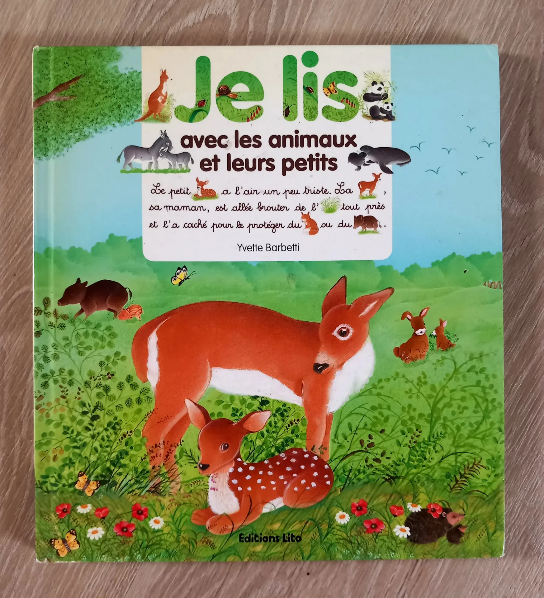 Je lis avec les animaux et leurs petits (Yvette Barbetti)