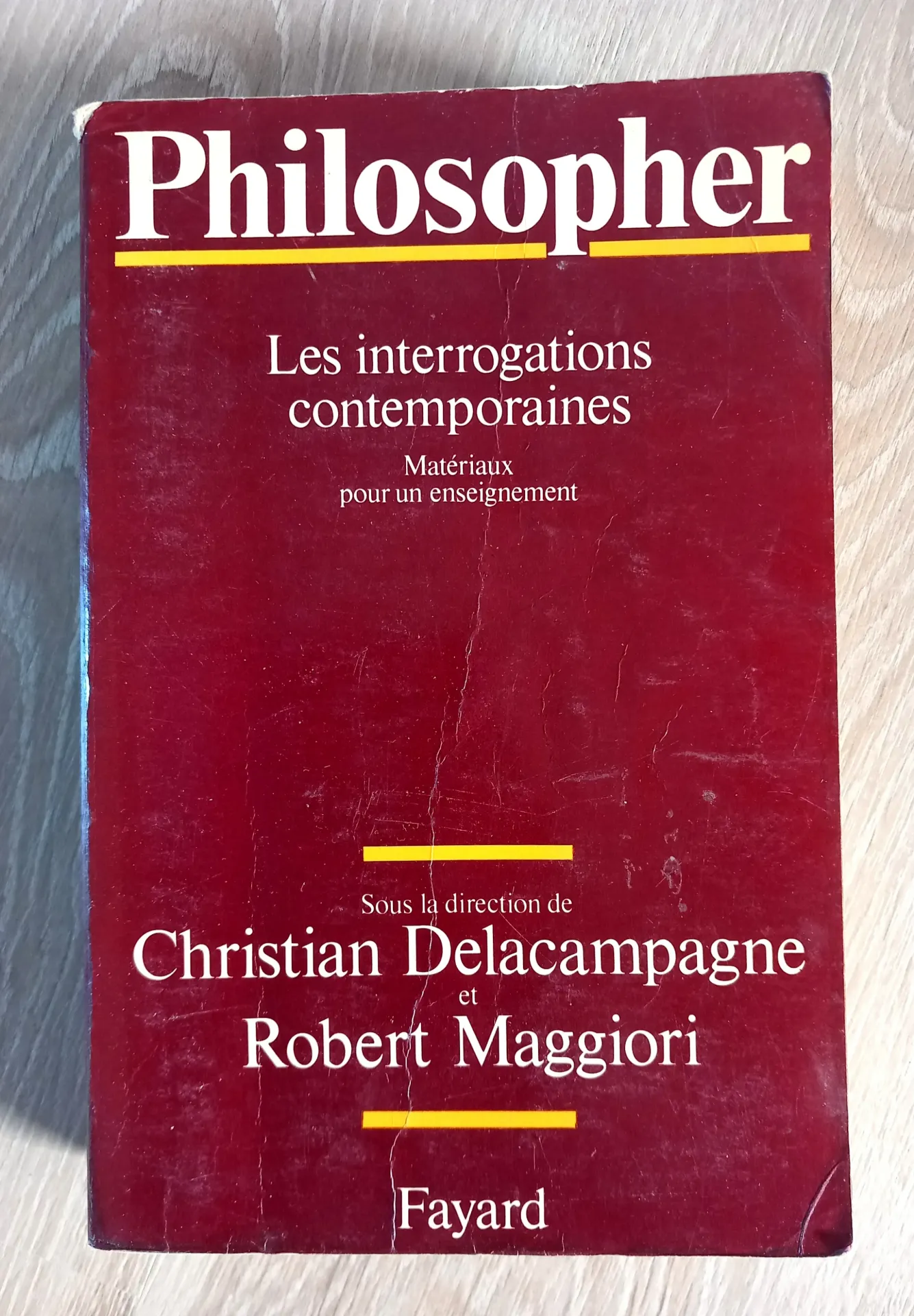 Philosopher : les interrogations contemporaines (Christian Delacampagne, Robert Maggiori)