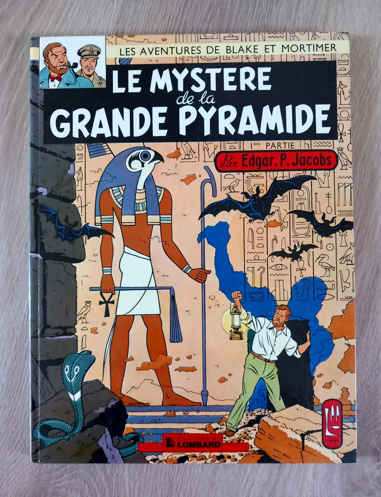 Les aventures de Blake et Mortimer. Le mystère de la grande pyramide, 1ere partie (Edgar P. Jacobs)