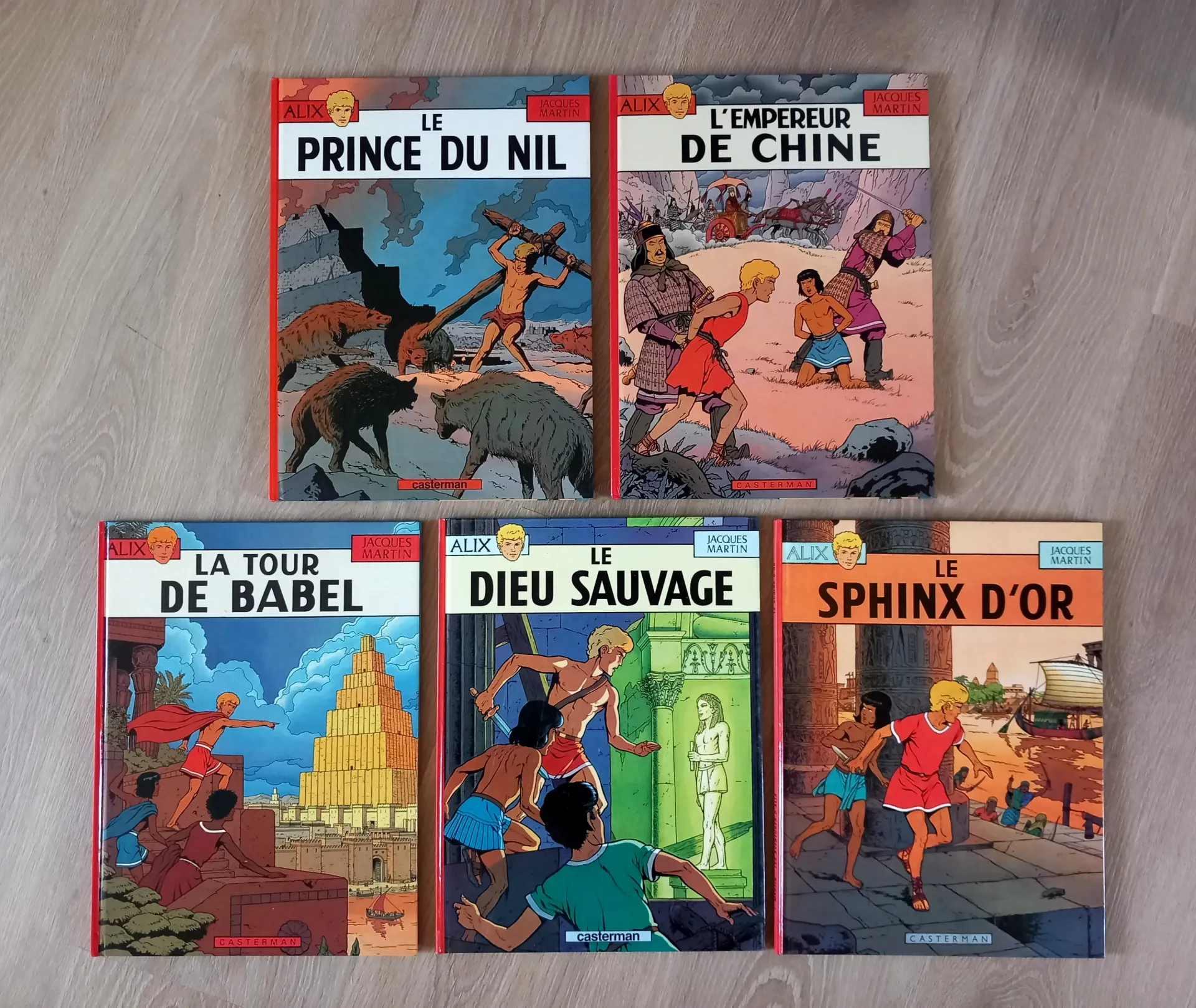 Lot : 5 BD -Les aventures d'Alix (Jacques Martin)