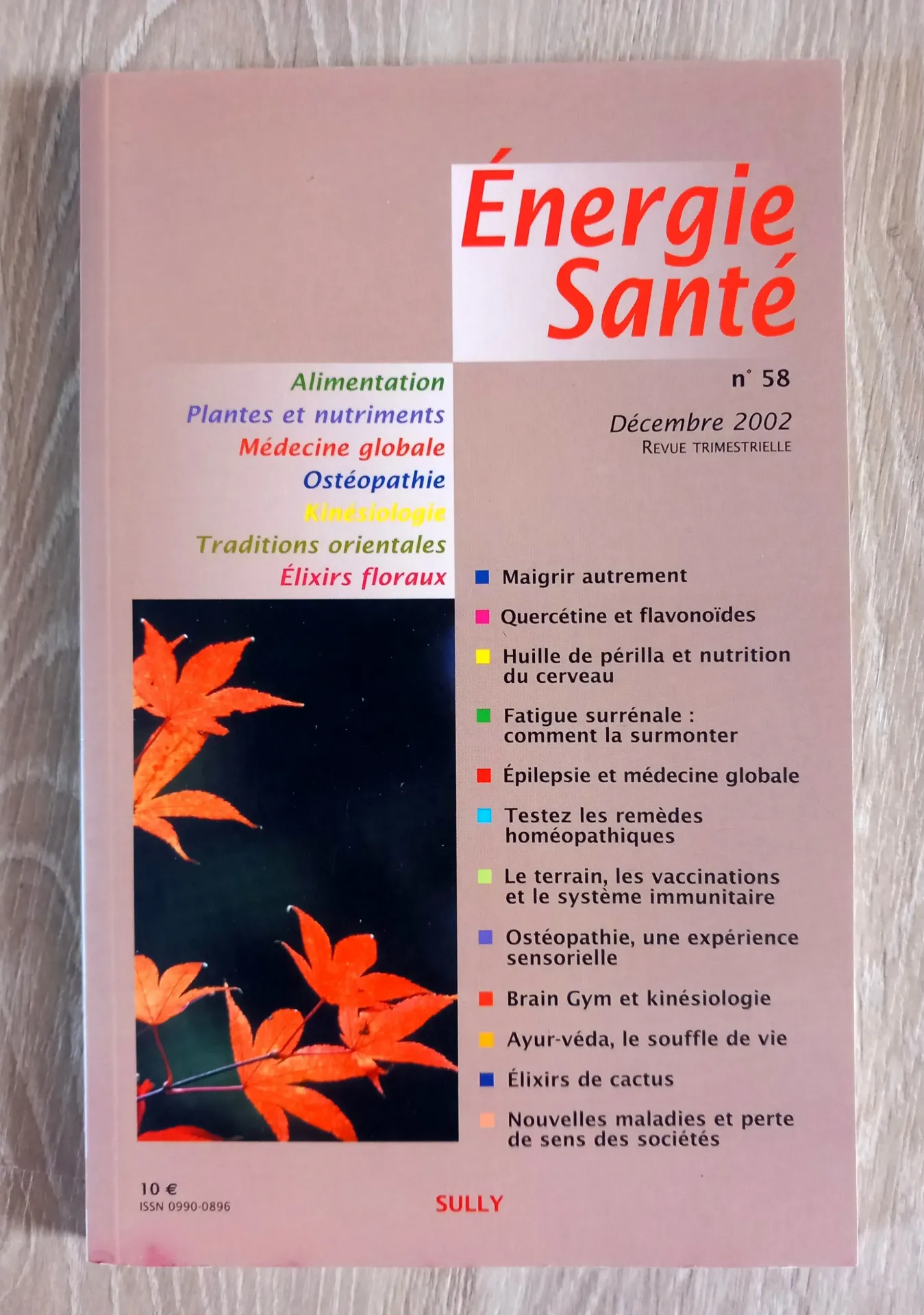 Energie Santé. N° 58 - Décembre 2002