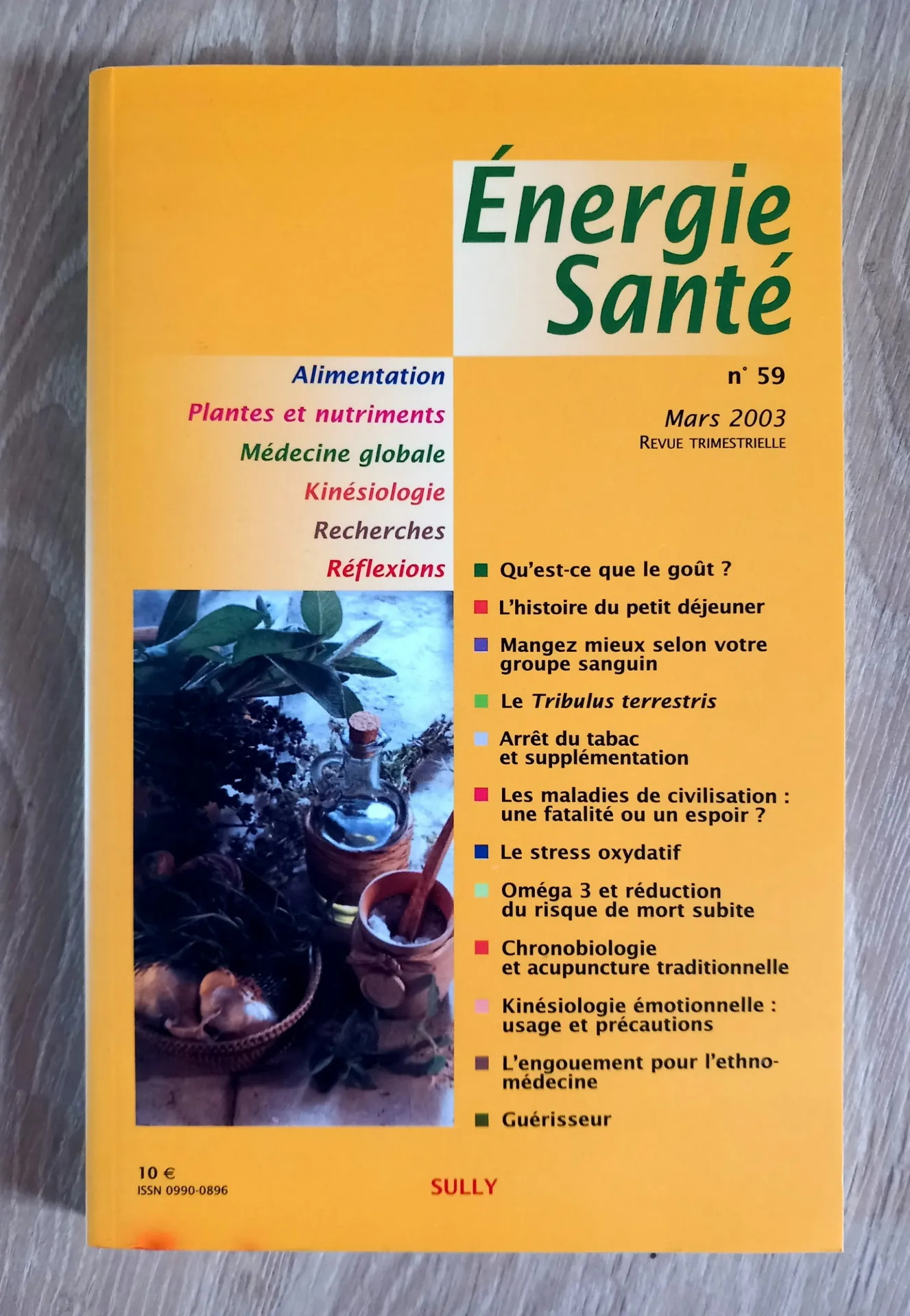 Energie Santé. N° 59 - Mars 2003