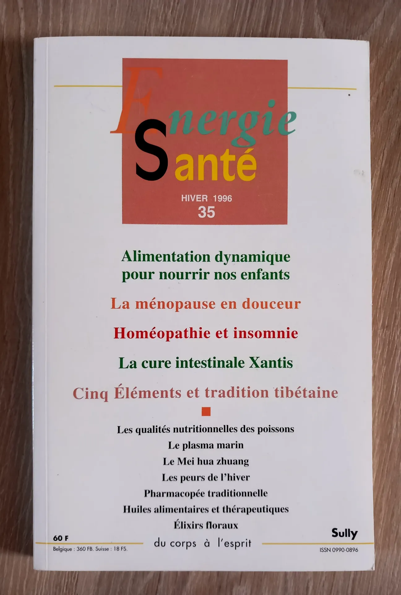 Energie Santé. N° 35 - Hiver 96