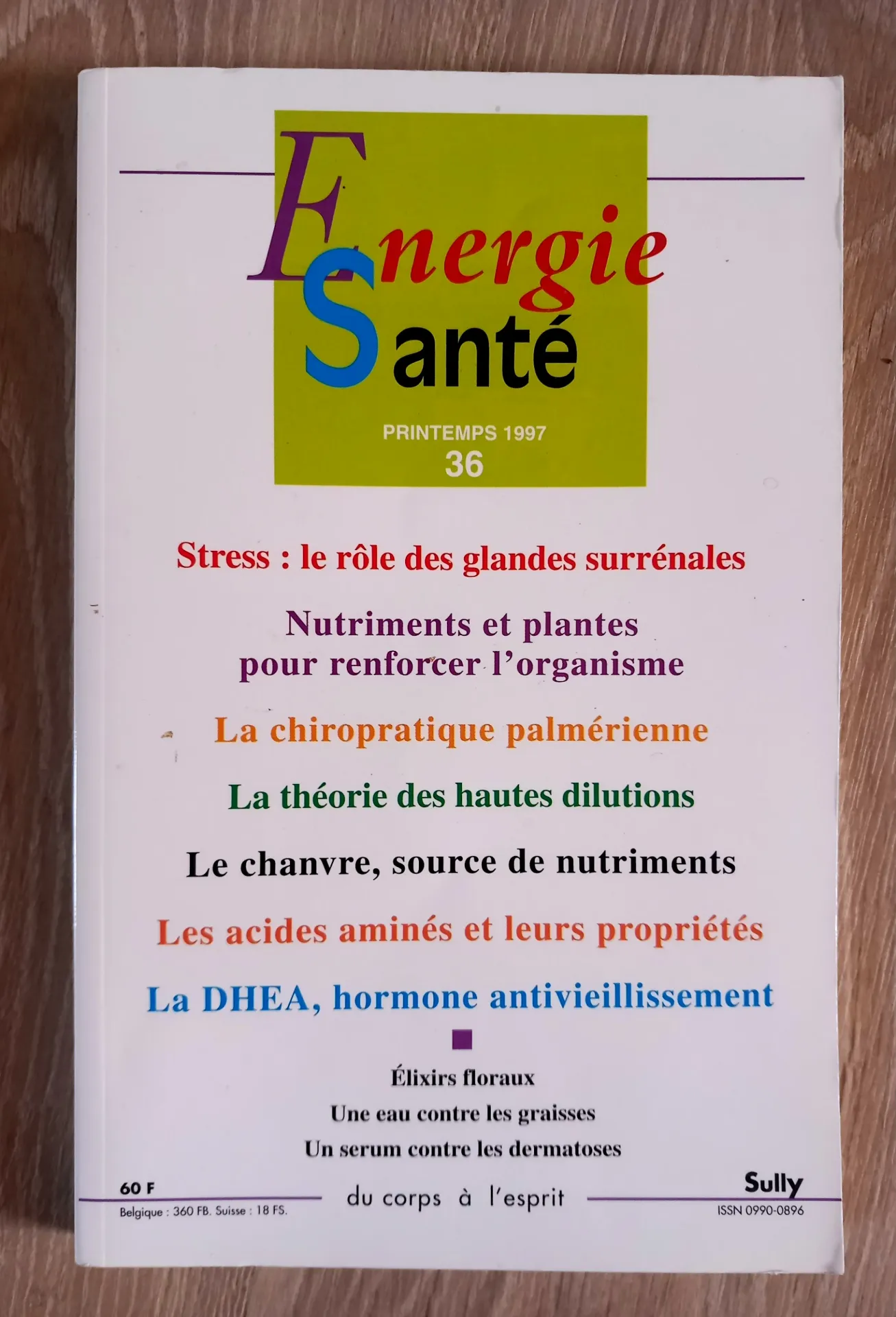 Energie Santé. N° 36 - Printemps 97