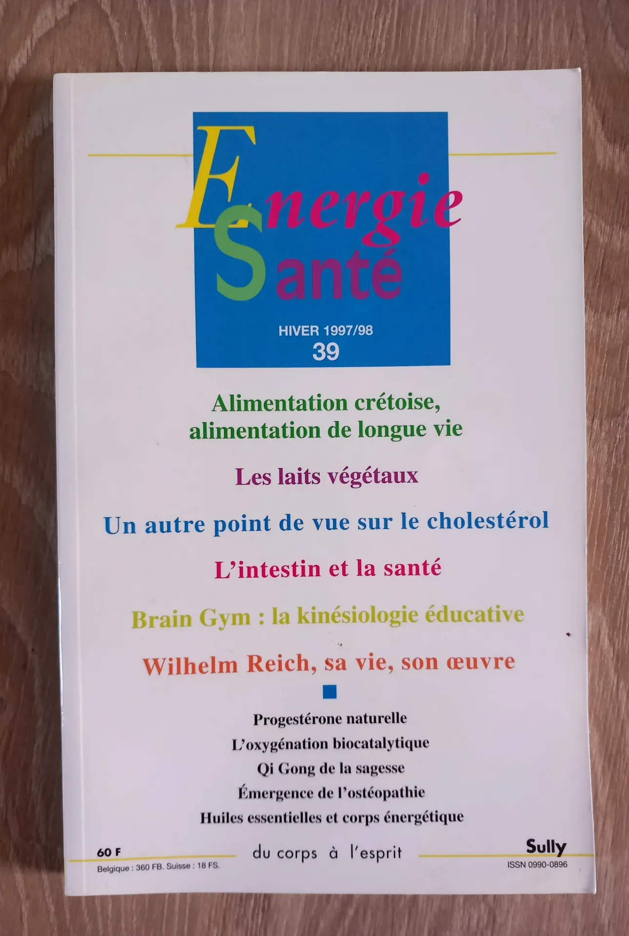 Energie Santé. N° 39 - Hiver 1997/98