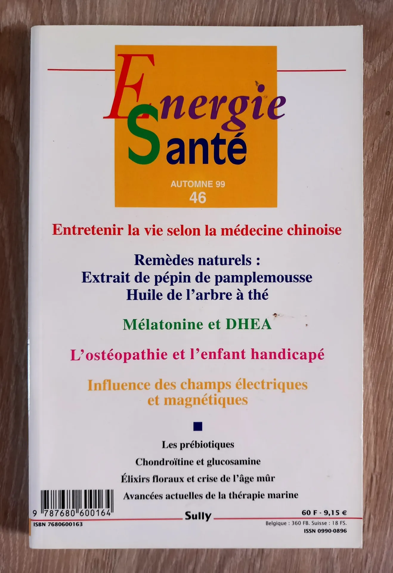 Energie Santé. N° 46 - Automne 99