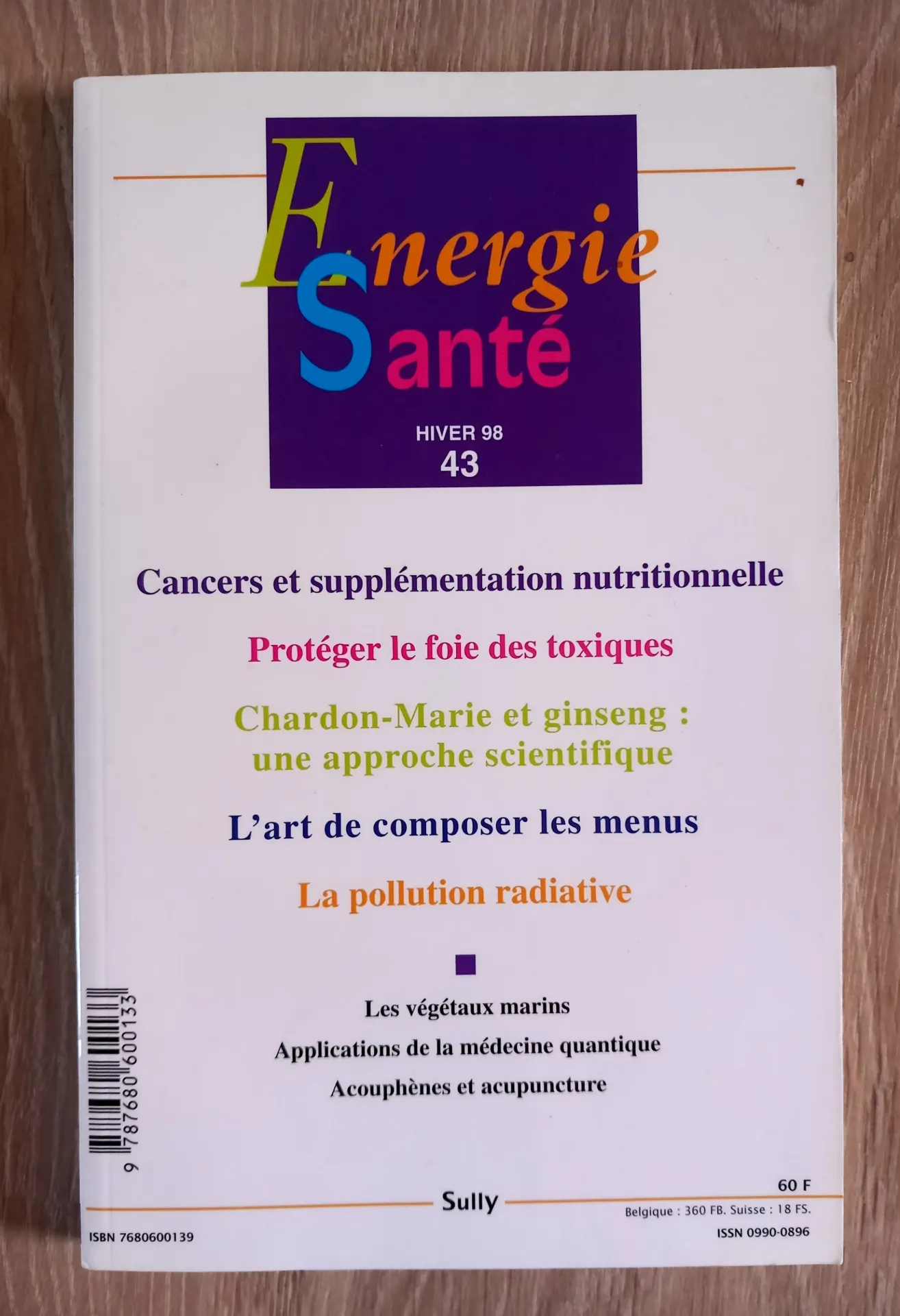 Energie Santé. N° 43 - Hiver 98