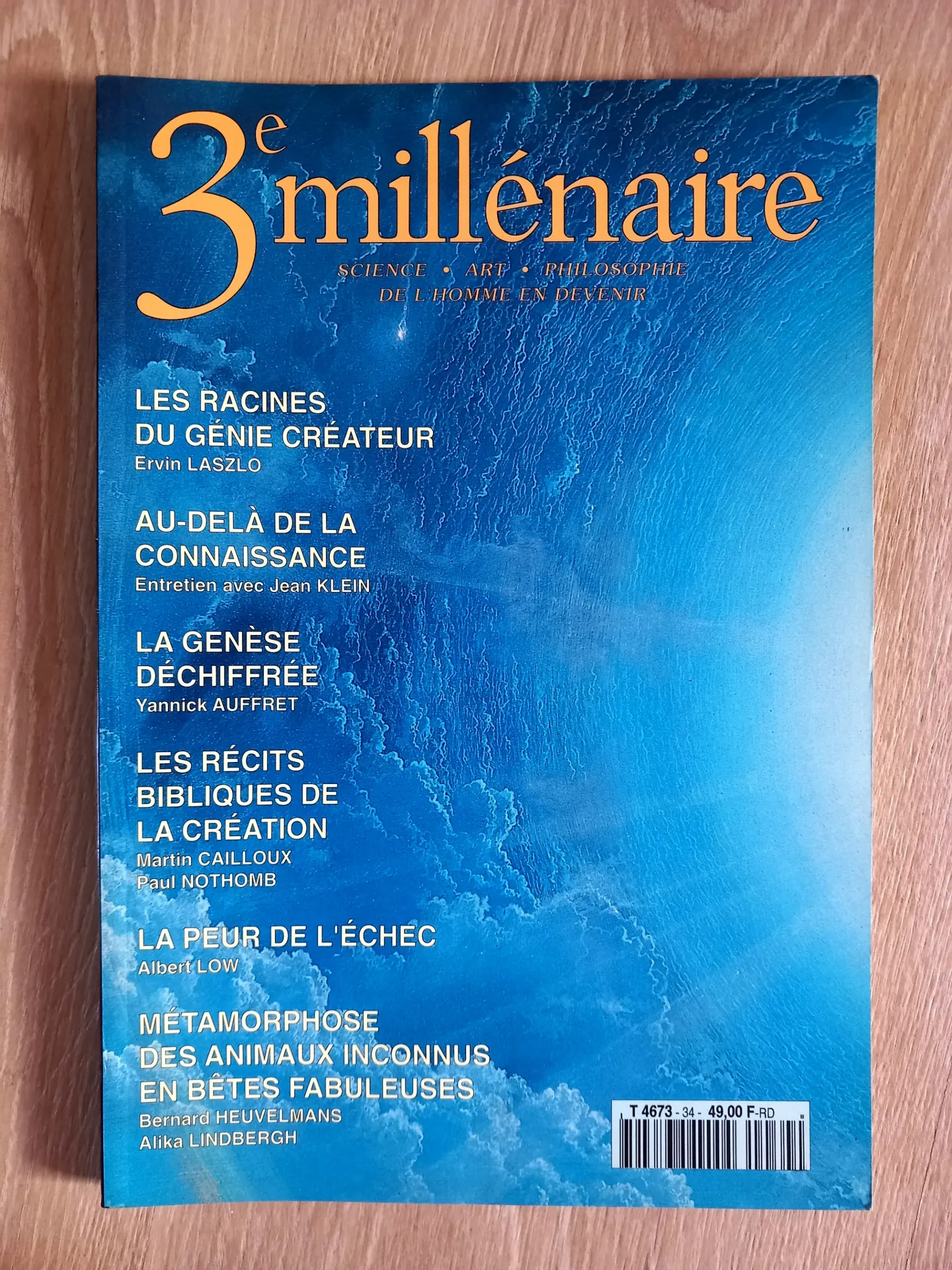 Revue 3e Millénaire - N° 34 - 1994