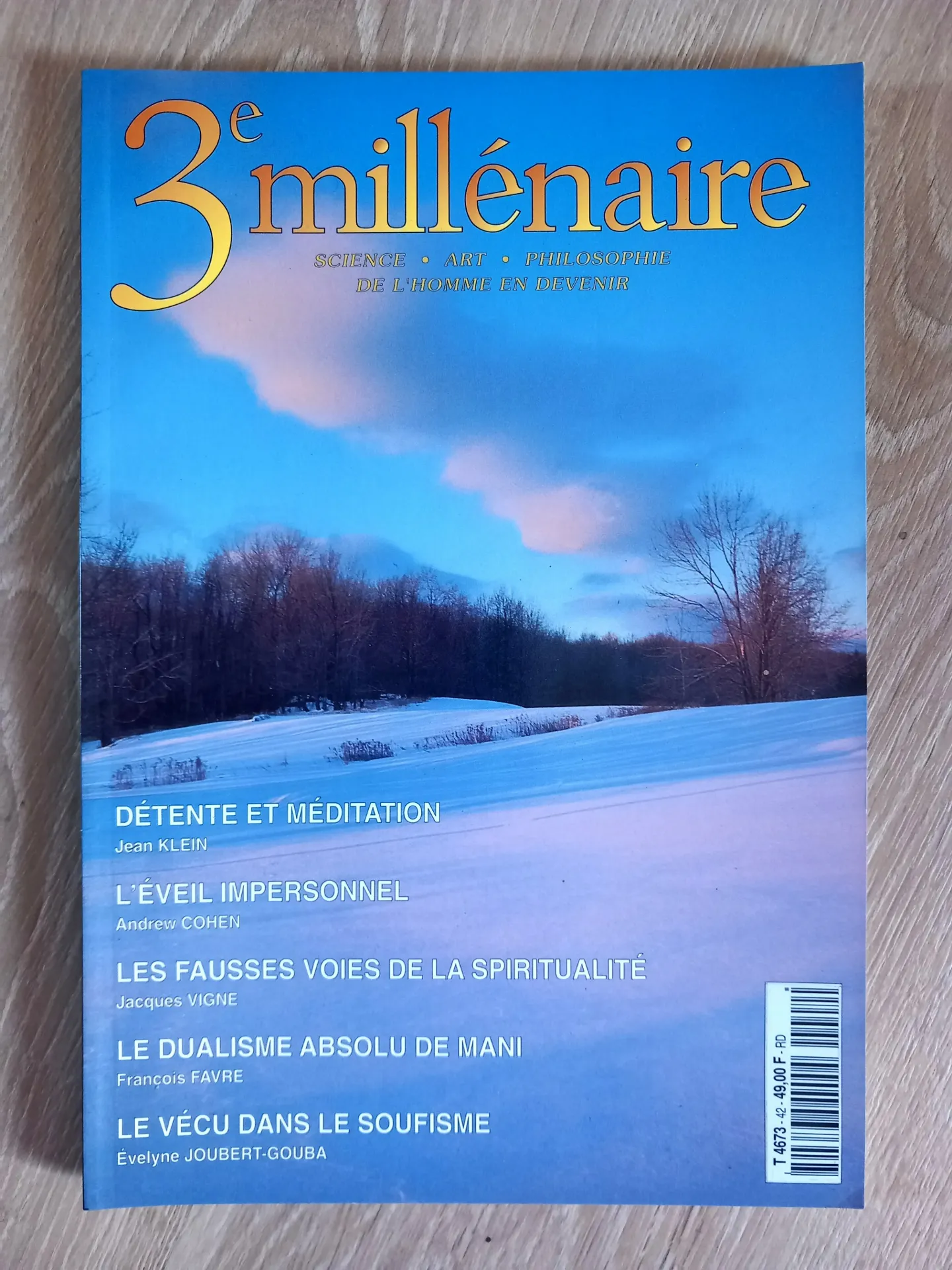 Revue 3e Millénaire - N° 42 - 1996