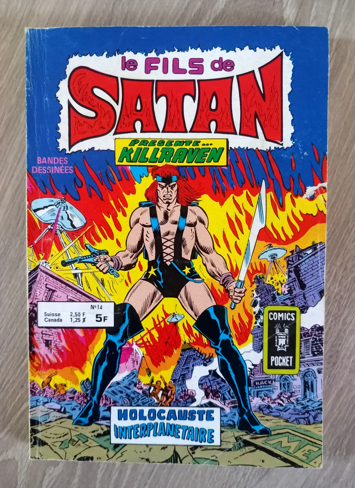 Le fils de Satan présente Killkraven - N° 14 : Holocauste interplanétaire (Comics Pocket, 1979)