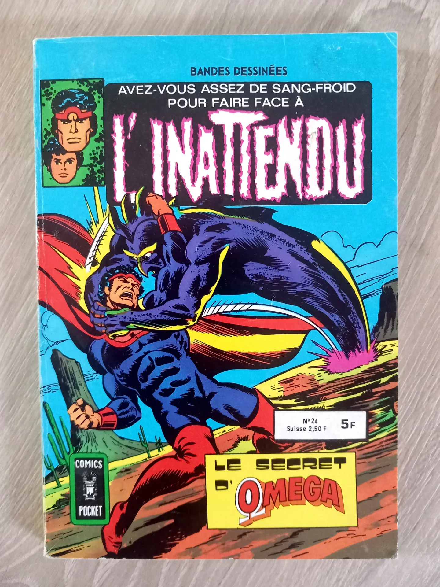 L'inattendu - N° 24 : le secret d'Omega (Cosmics Pocket, 1980)