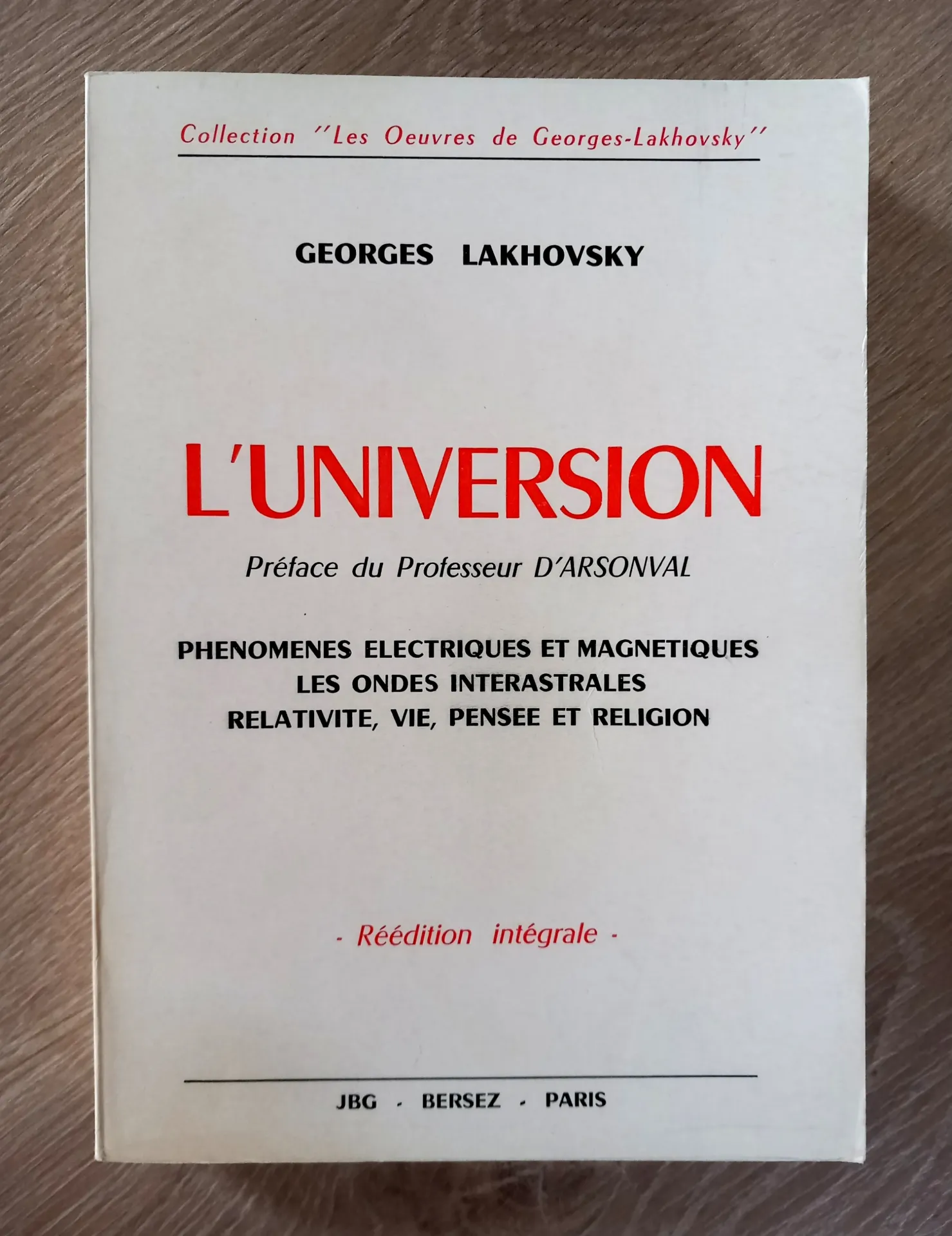 L'universion (Georges Lakhovsky)