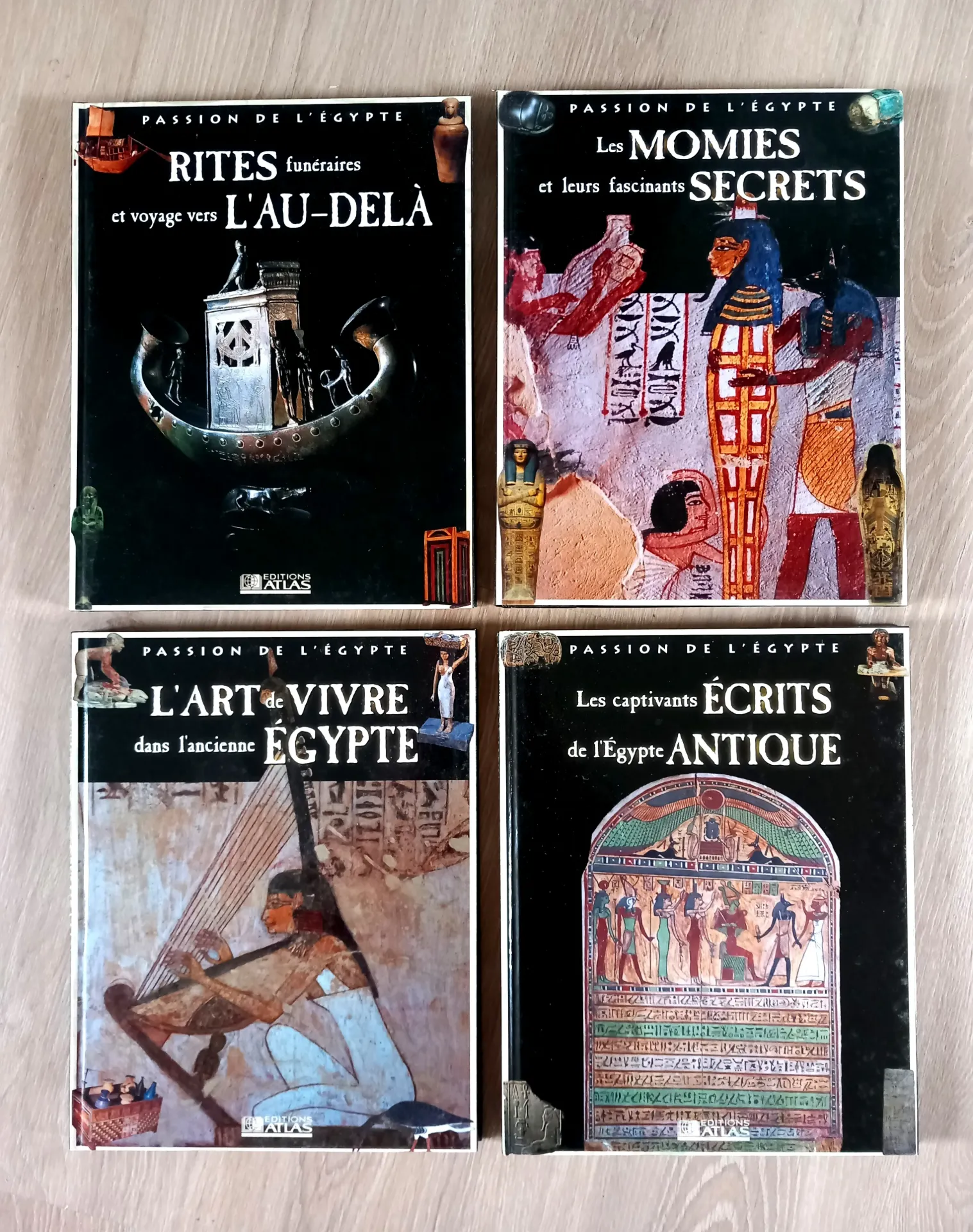 Lot : 4 tomes - Passion de l'Egypte (Atlas)