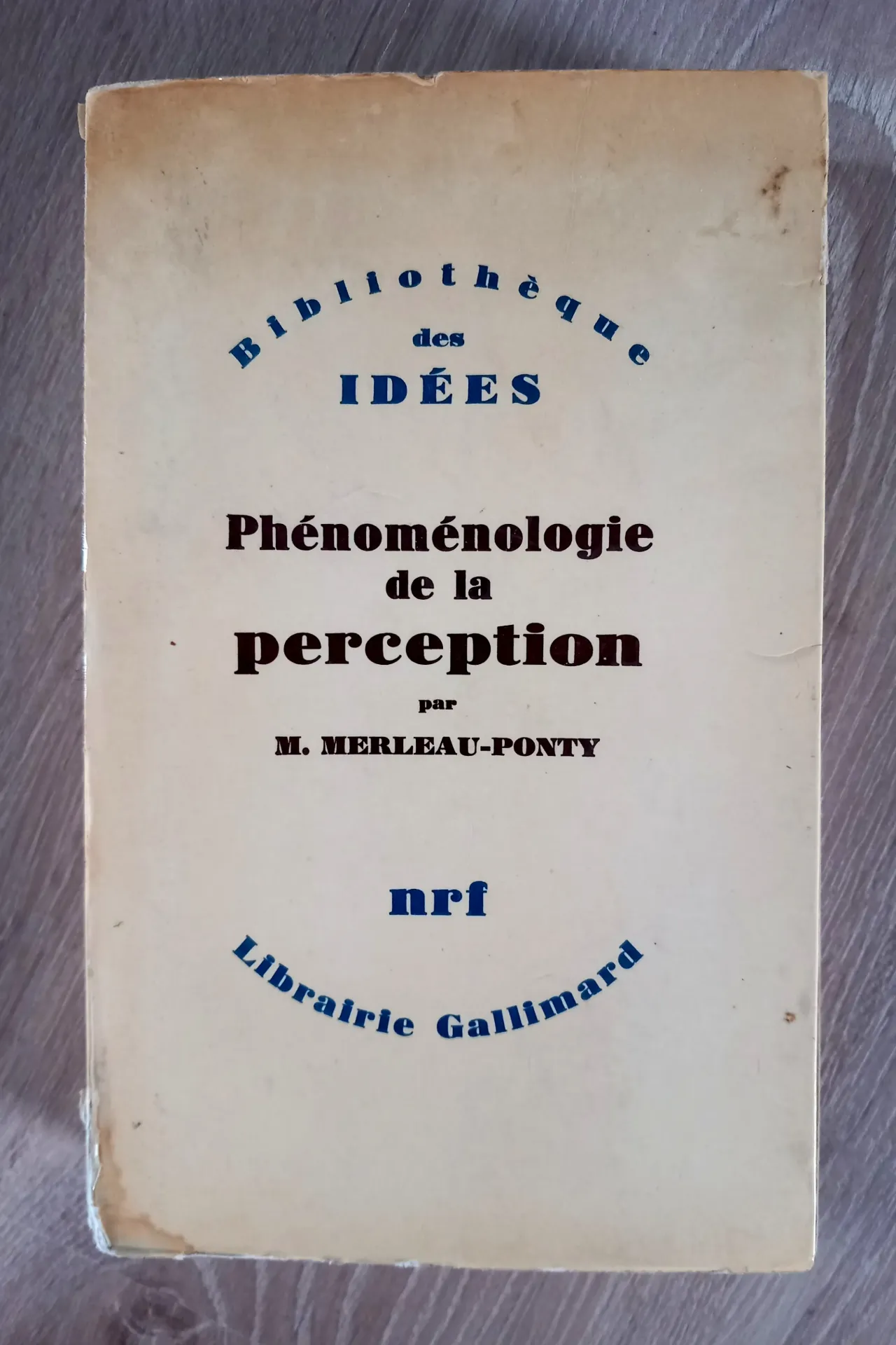 Phénoménologie de la perception (Maurice Merleau-Ponty)