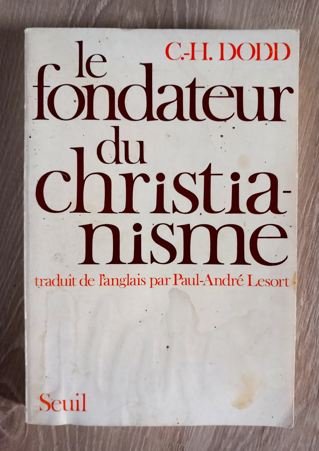 Le fondateur du Christianisme (C.-H. Dodd)