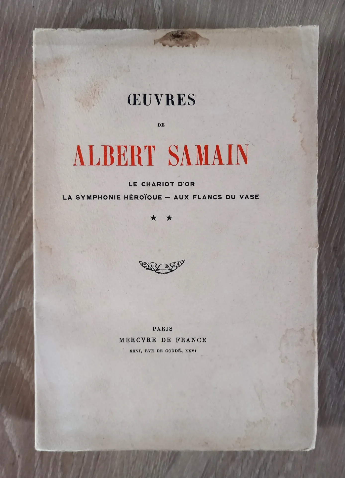 Œuvres de Albert Samain