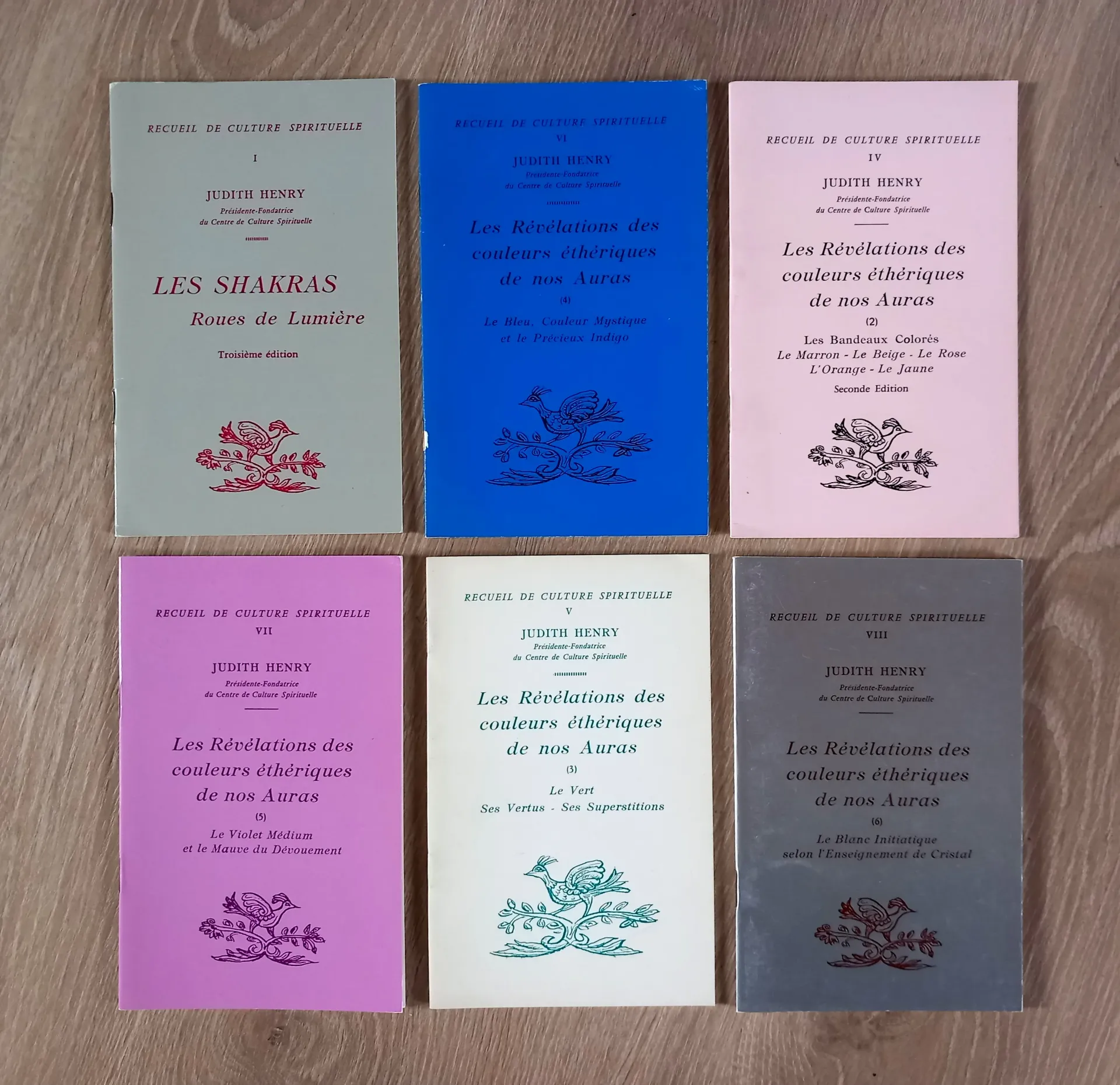 Lot : 6 recueils de culture spirituelle (Judith Henry)
