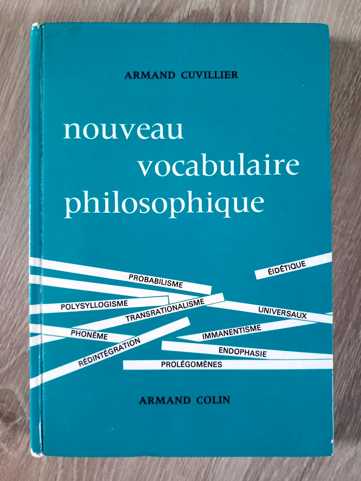 Nouveau vocabulaire philosophique (Armand Cuvillier)