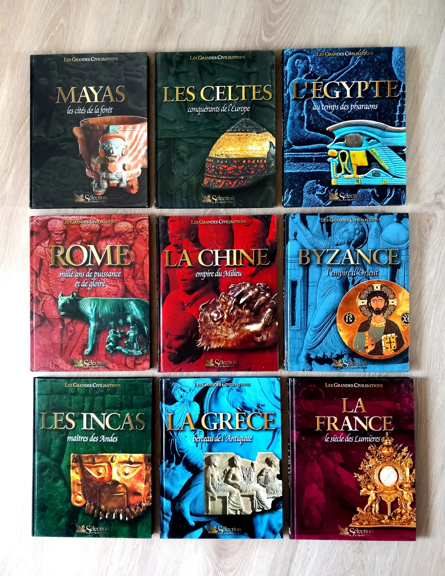 Lot : 9 tomes - Les Grandes Civilisations